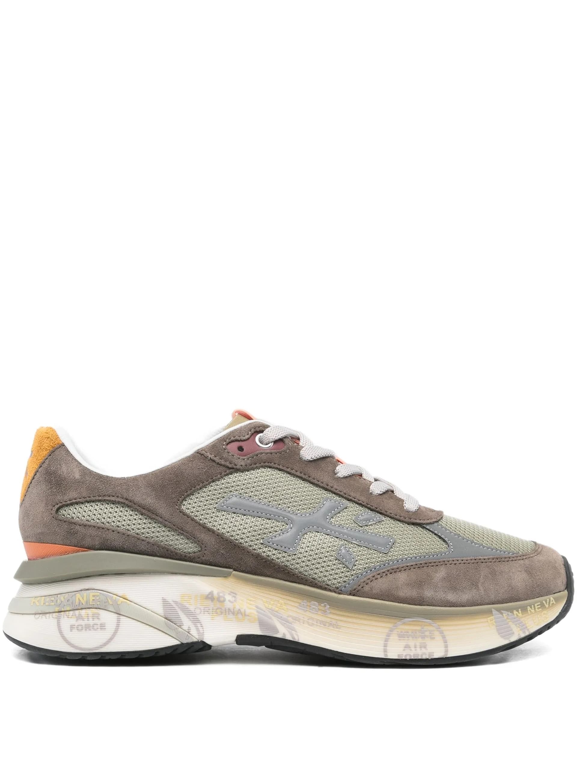 PREMIATA Premiata - Sneakers Marroni e Verdi da Uomo - 6