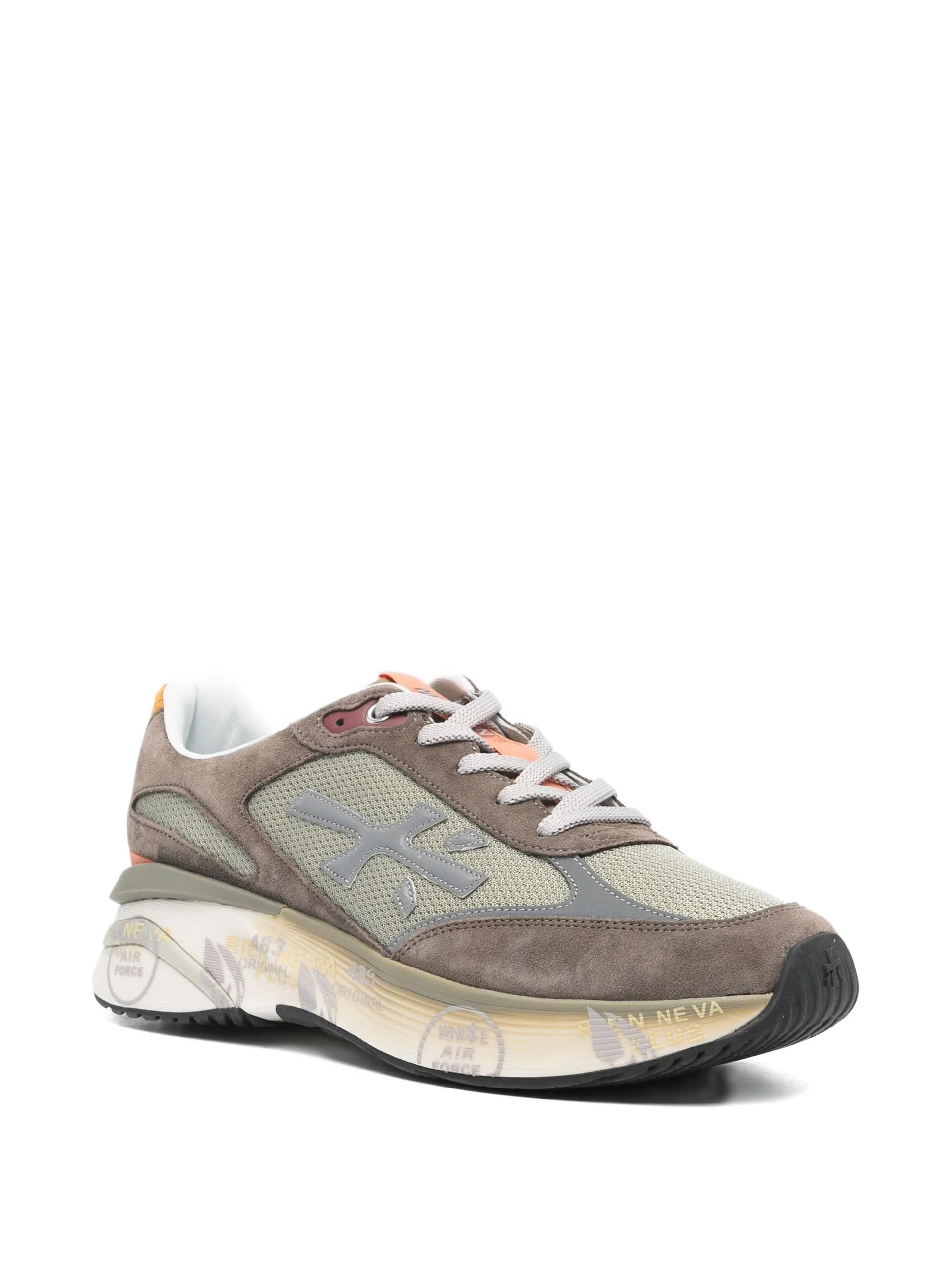 PREMIATA Premiata - Sneakers Marroni e Verdi da Uomo - 2