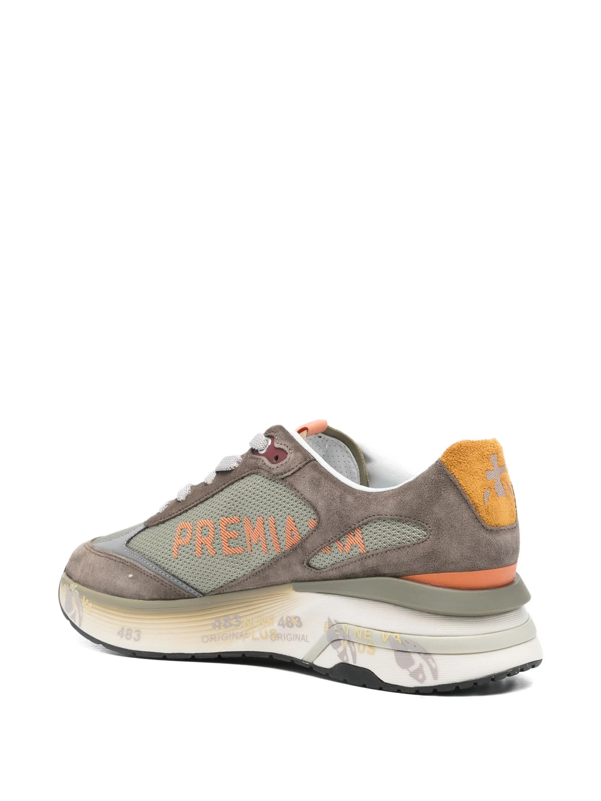 PREMIATA Premiata - Sneakers Marroni e Verdi da Uomo - 3