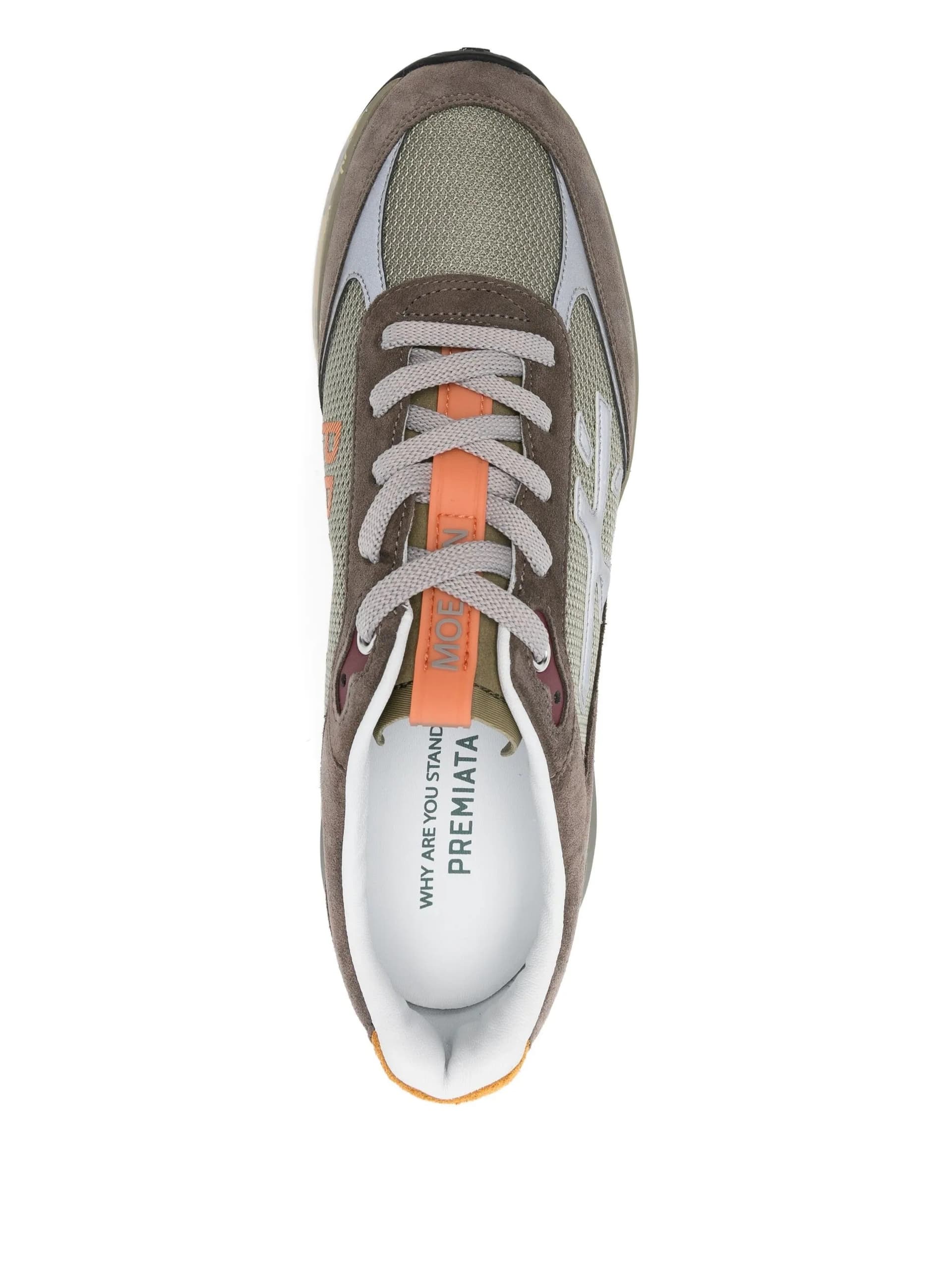PREMIATA Premiata - Sneakers Marroni e Verdi da Uomo - 4