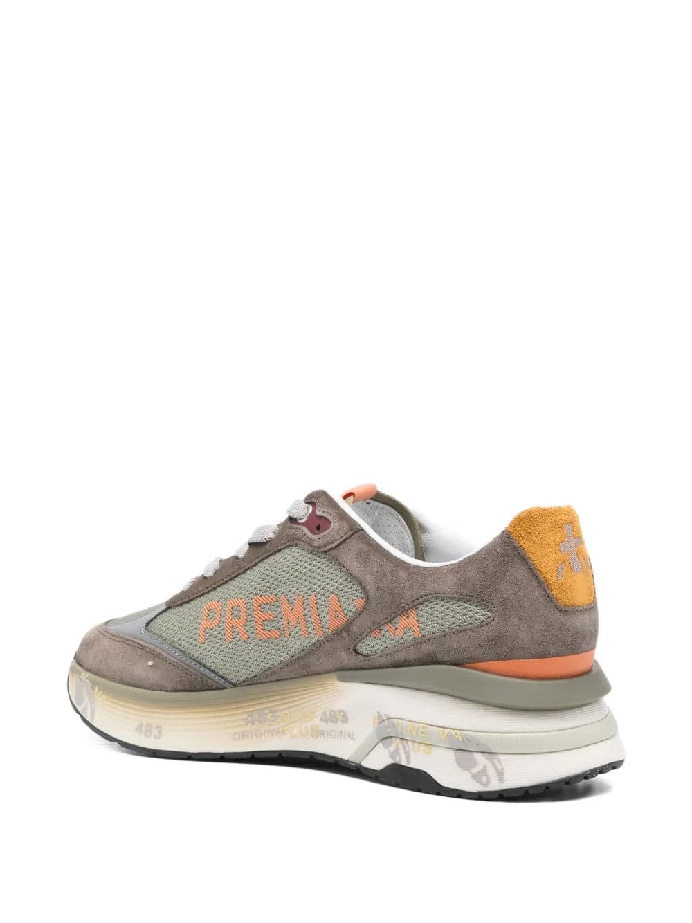 PREMIATA Premiata - Sneakers Marroni e Verdi da Uomo - 5