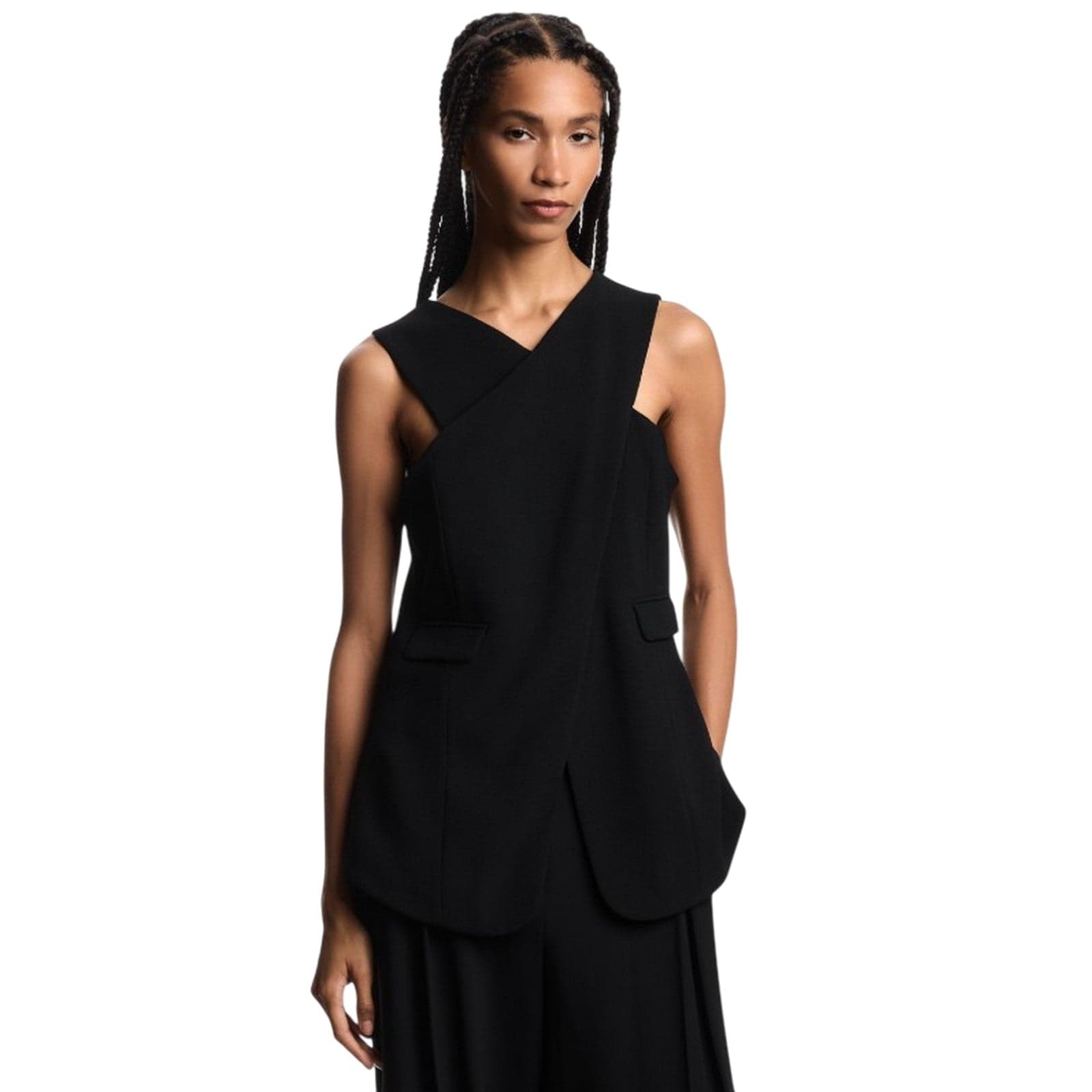 EMPORIO ARMANI canotte e top donna emporio armani - top - nero - 2