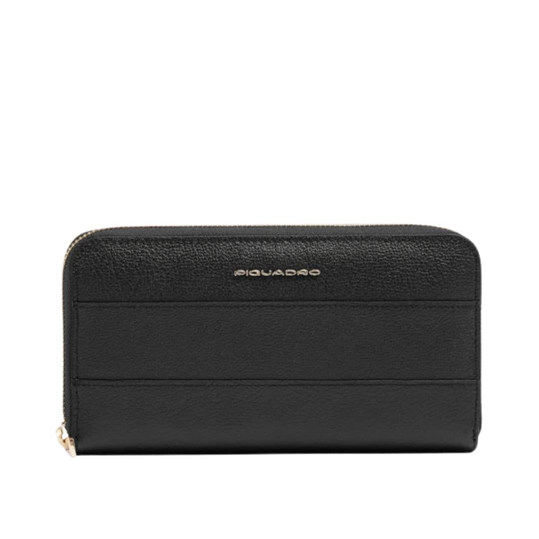 PIQUADRO Portafoglio zip around Donna piquadro PD1515W140R-N Nero - 2