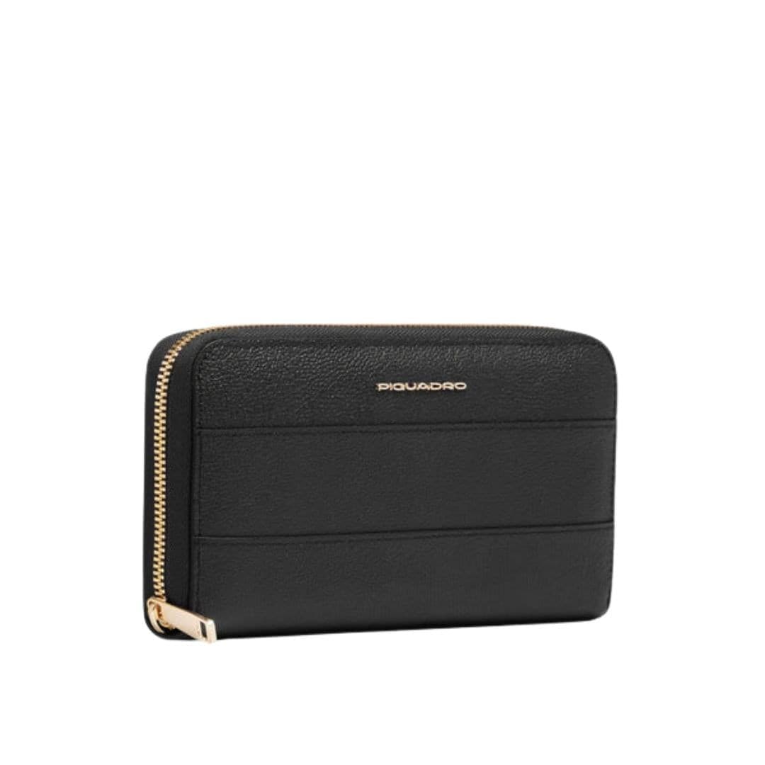 PIQUADRO Portafoglio zip around Donna piquadro PD1515W140R-N Nero - 3