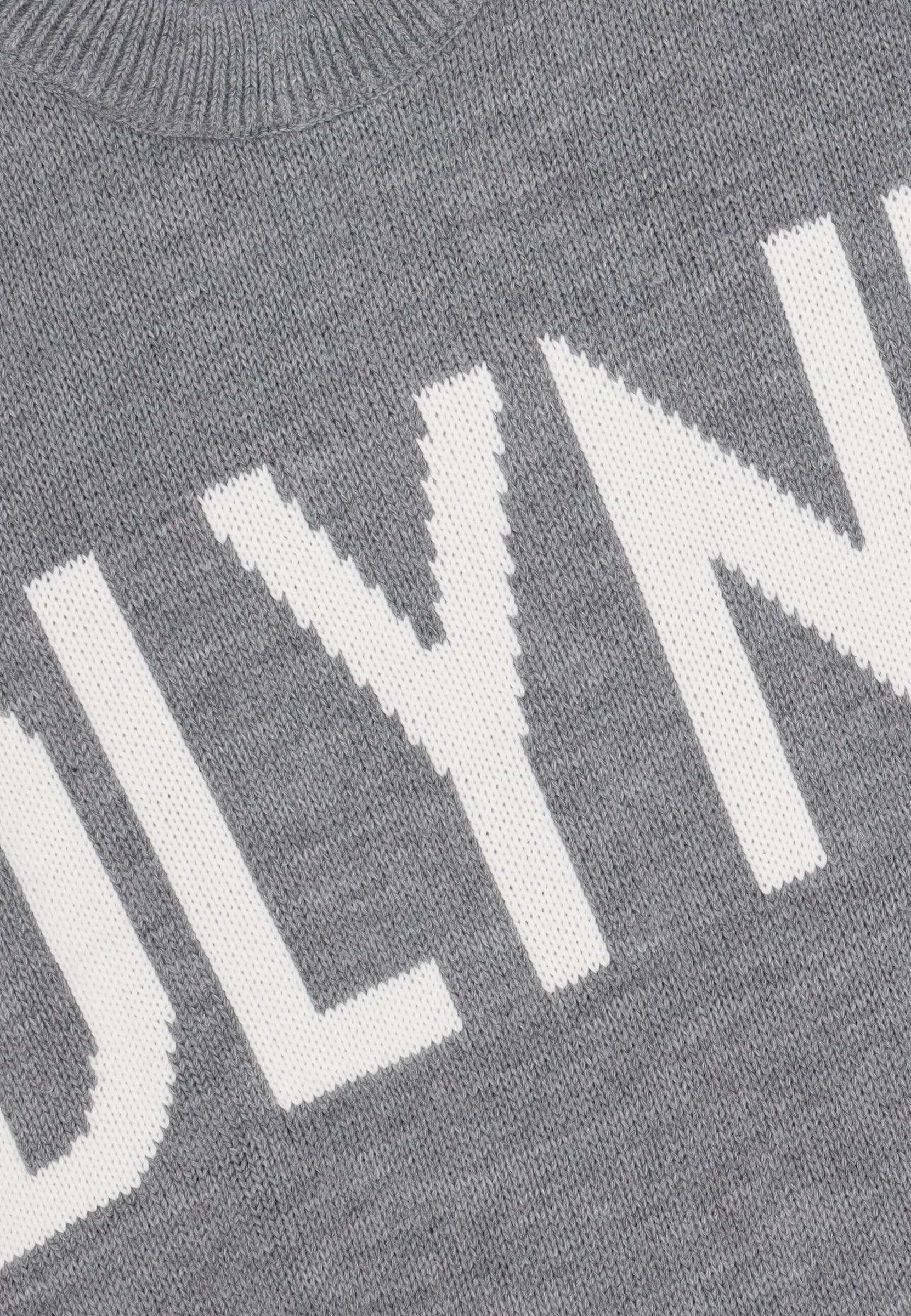 DOLLY NOIRE Maglione Uomo Sweater Logo Grey - 3