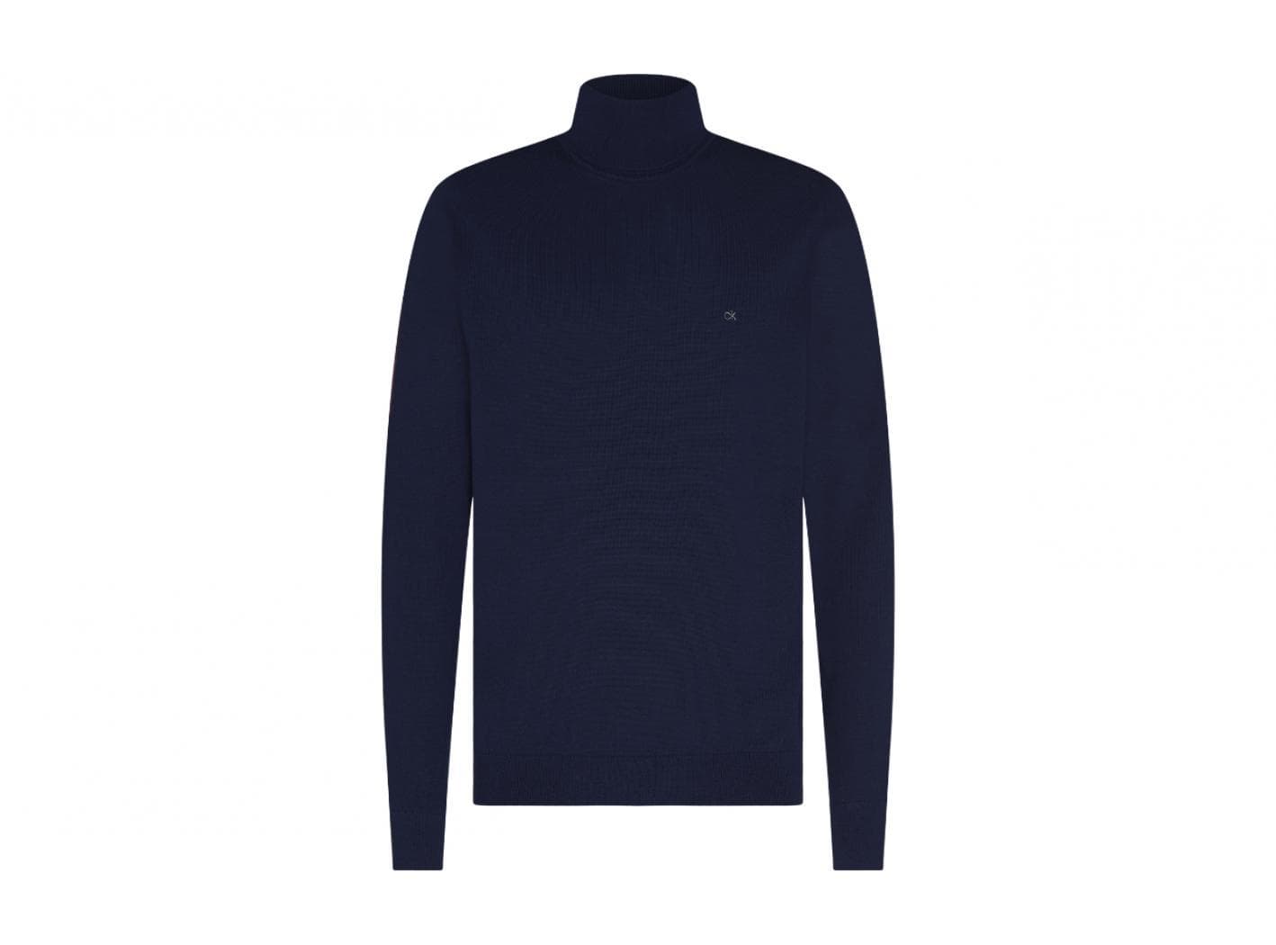 calvin klein Calvin Klein - Dolcevita Superior Wool K10K102751 DW4 BLU - 2