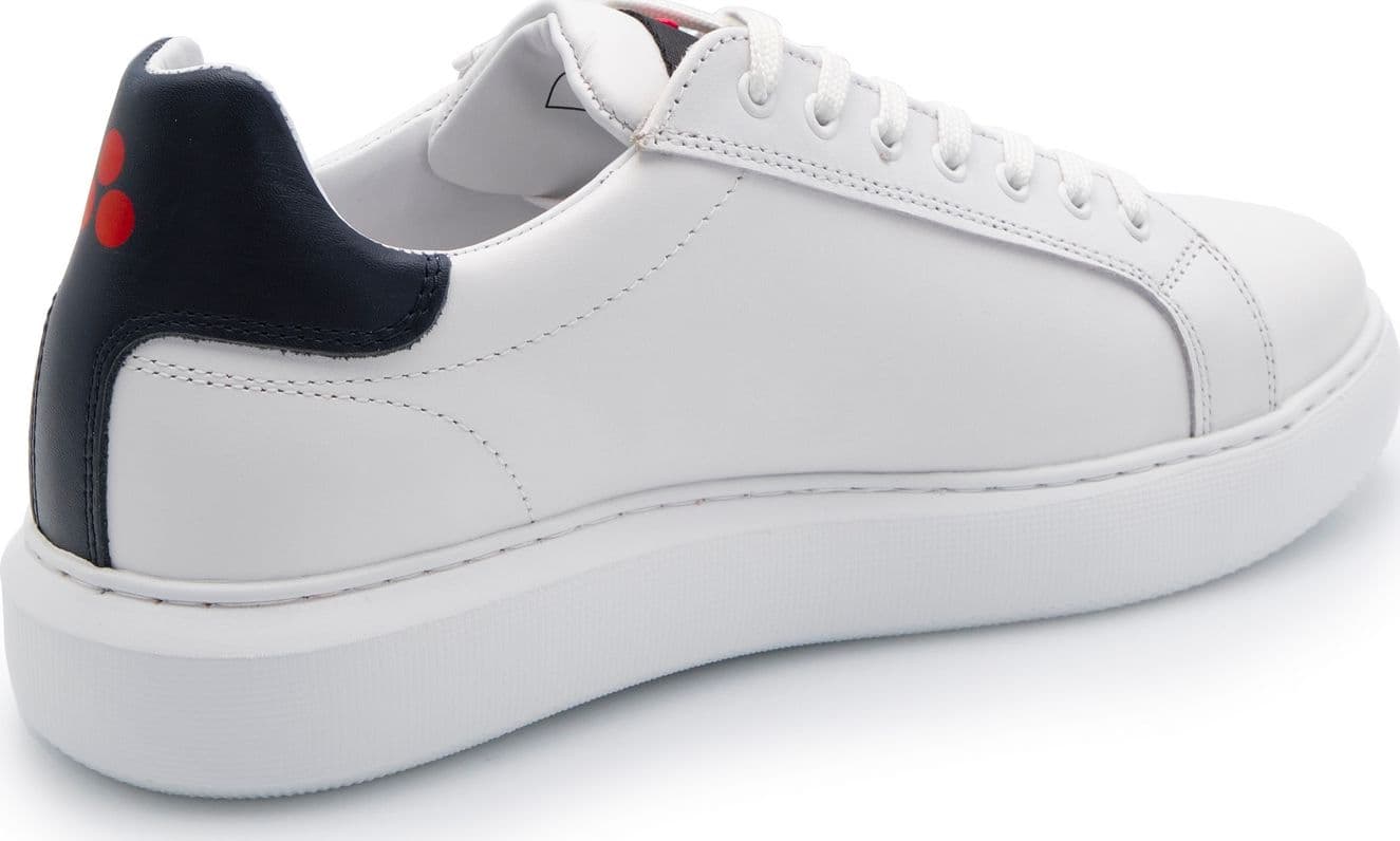 Peuterey  - Sneakers Pelle Bianco Contrasto Tallone Verde HELICA 02 BIADN - 3