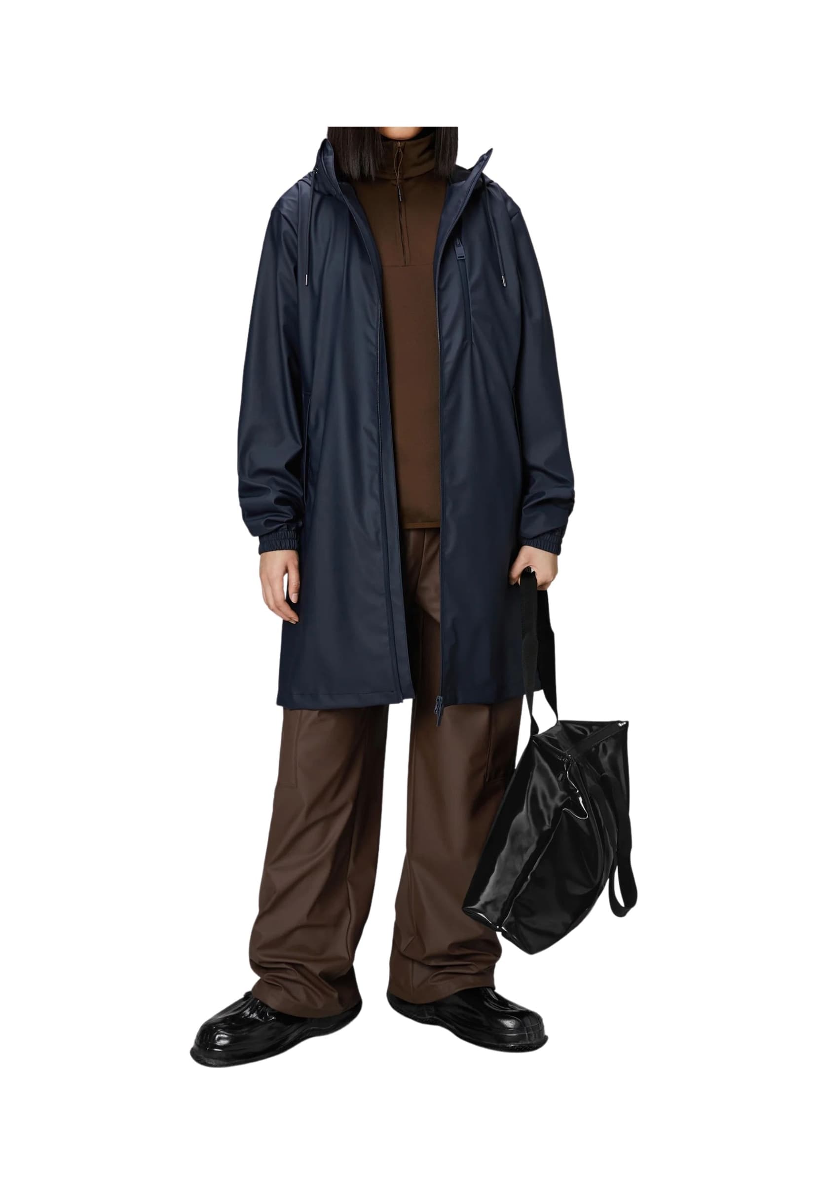 RAINS Impermeabile Donna Rains Long Storm Breaker navy - 2