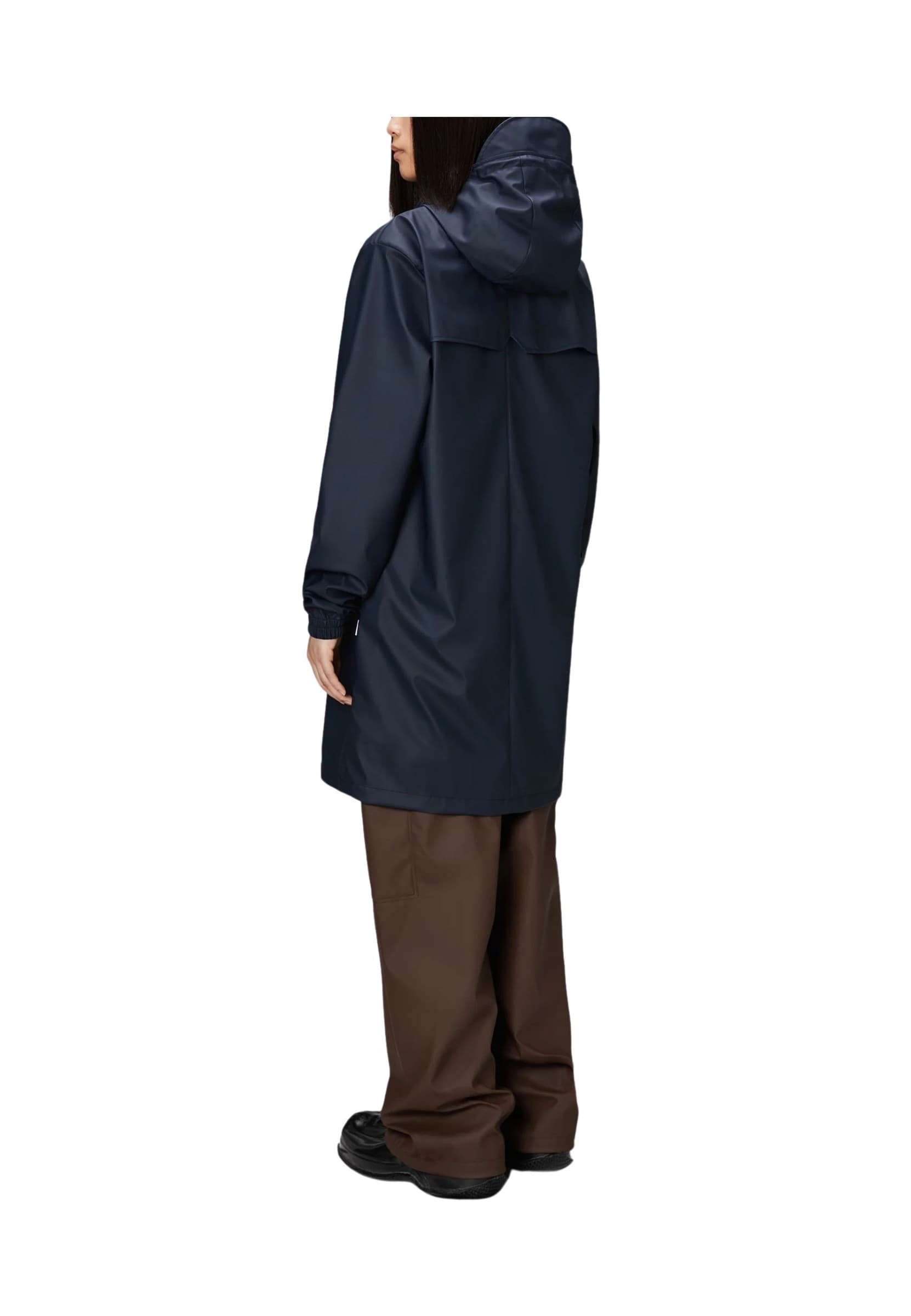 RAINS Impermeabile Donna Rains Long Storm Breaker navy - 4