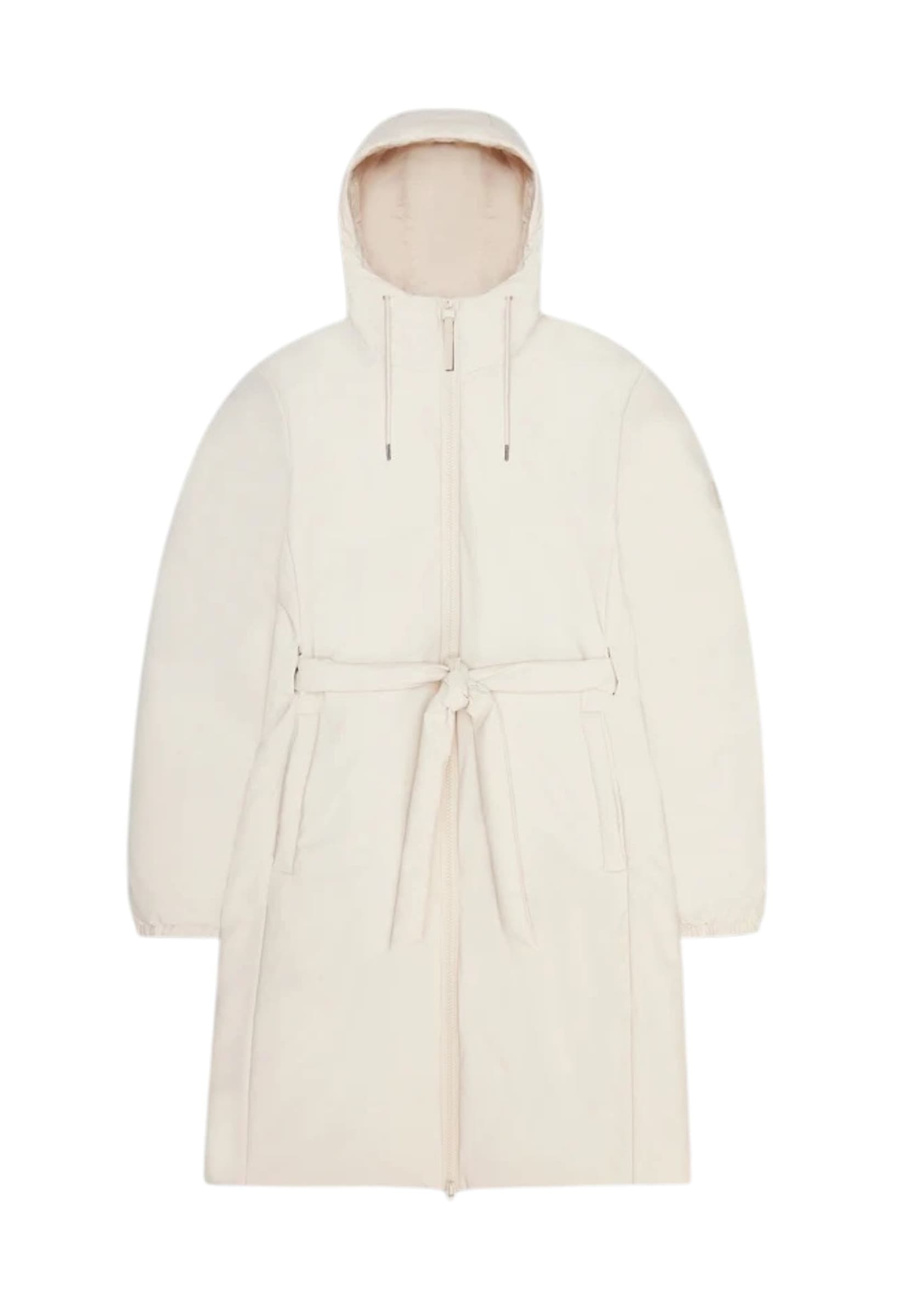RAINS Impermeabile Donna Rains Lohja Long Insulated Curve Jacket Dune - 4