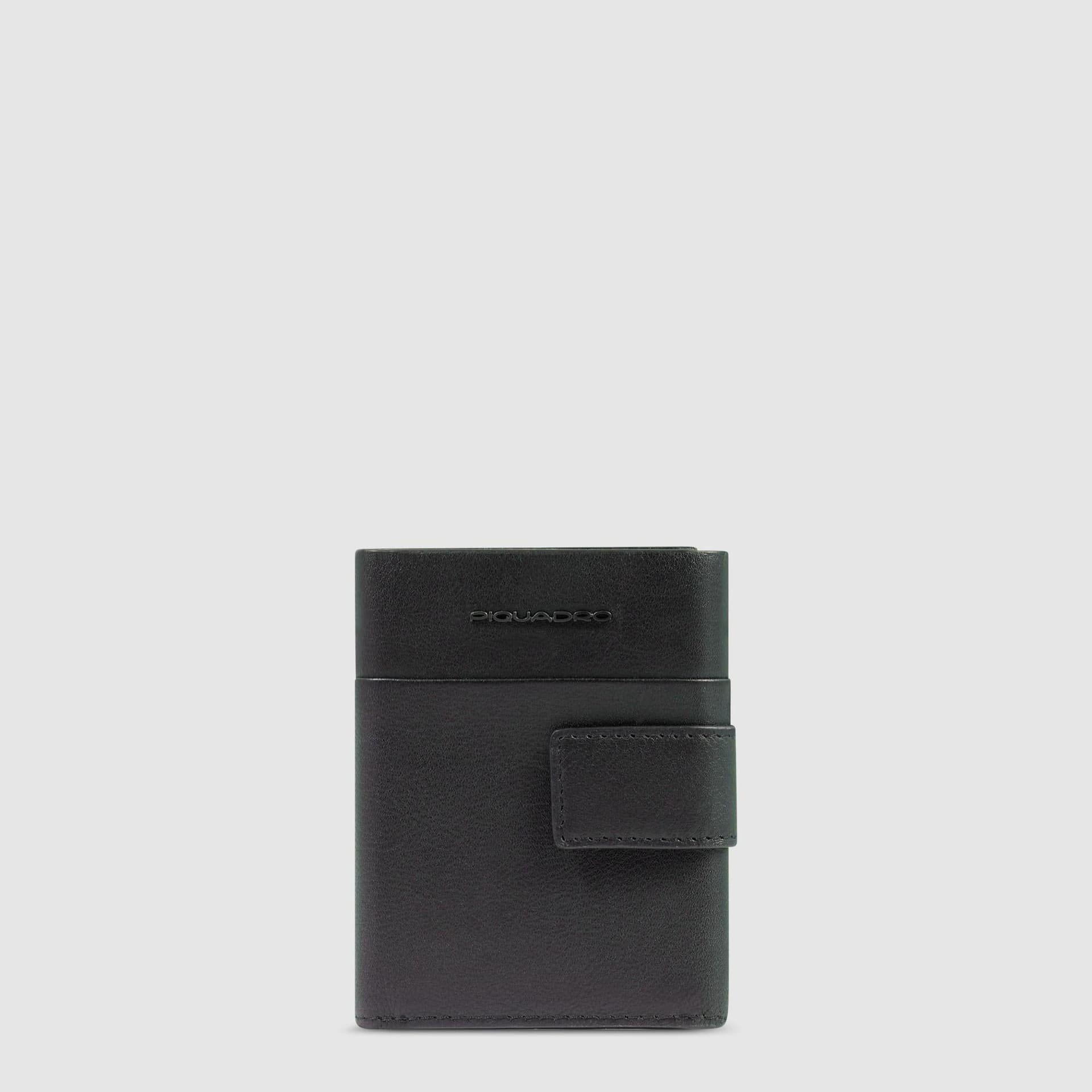 PIQUADRO Portafoglio con portamonete Uomo piquadro PU5957APR-N Nero - 3