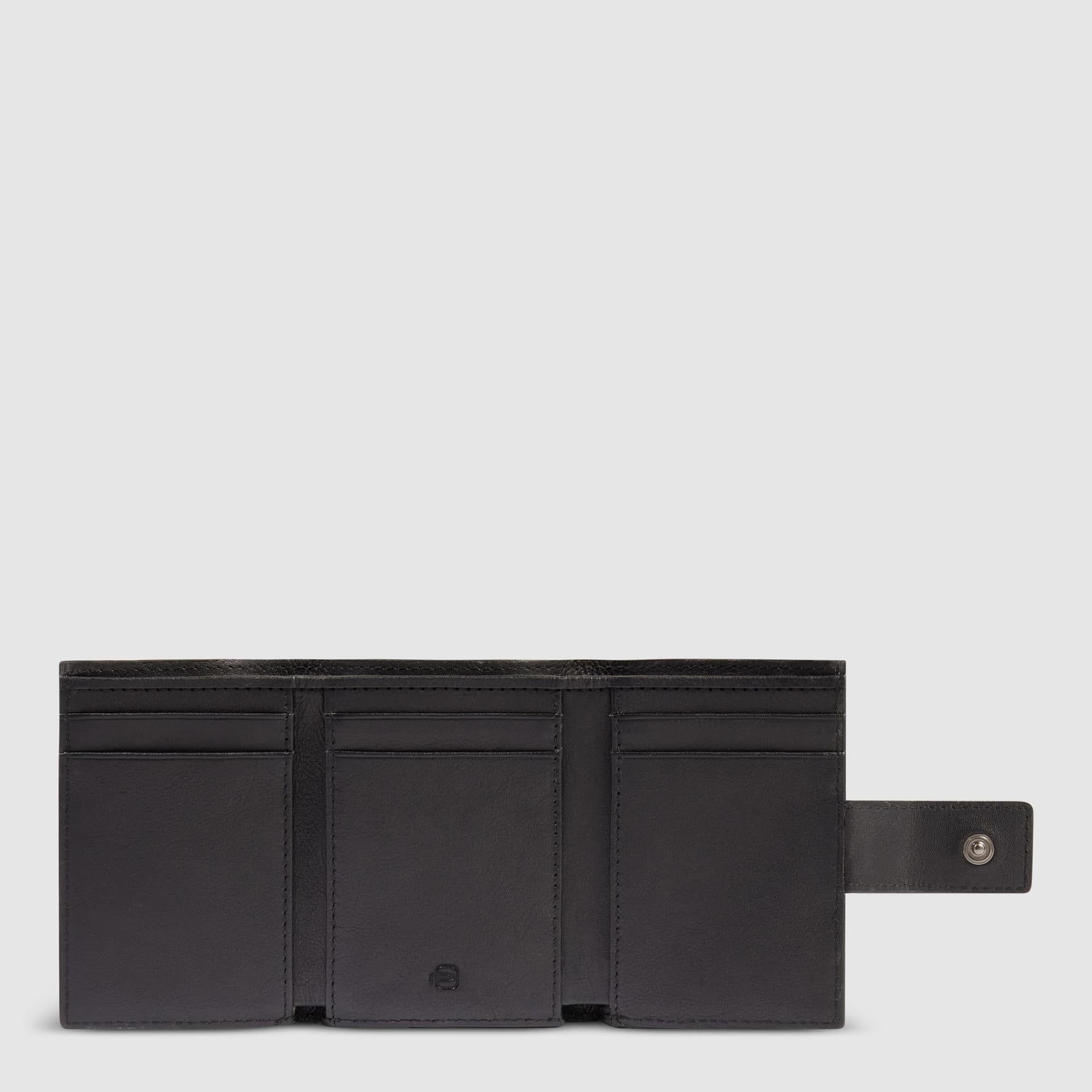 PIQUADRO Portafoglio con portamonete Uomo piquadro PU5957APR-N Nero - 5