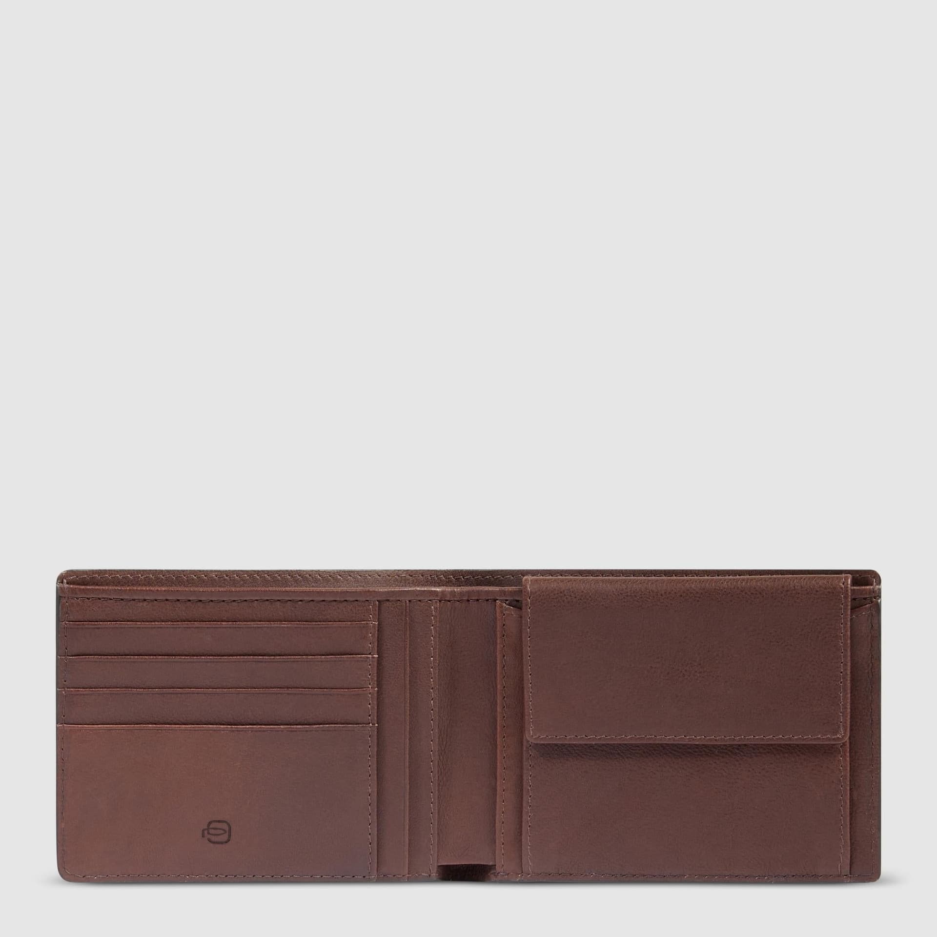 PIQUADRO Portafoglio con portamonete Uomo piquadro PU257APR-N Nero - 14