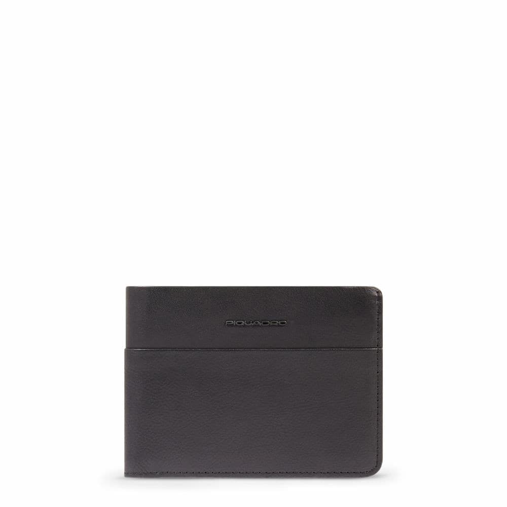 PIQUADRO Portafoglio con portamonete Uomo piquadro PU257APR-N Nero - 4
