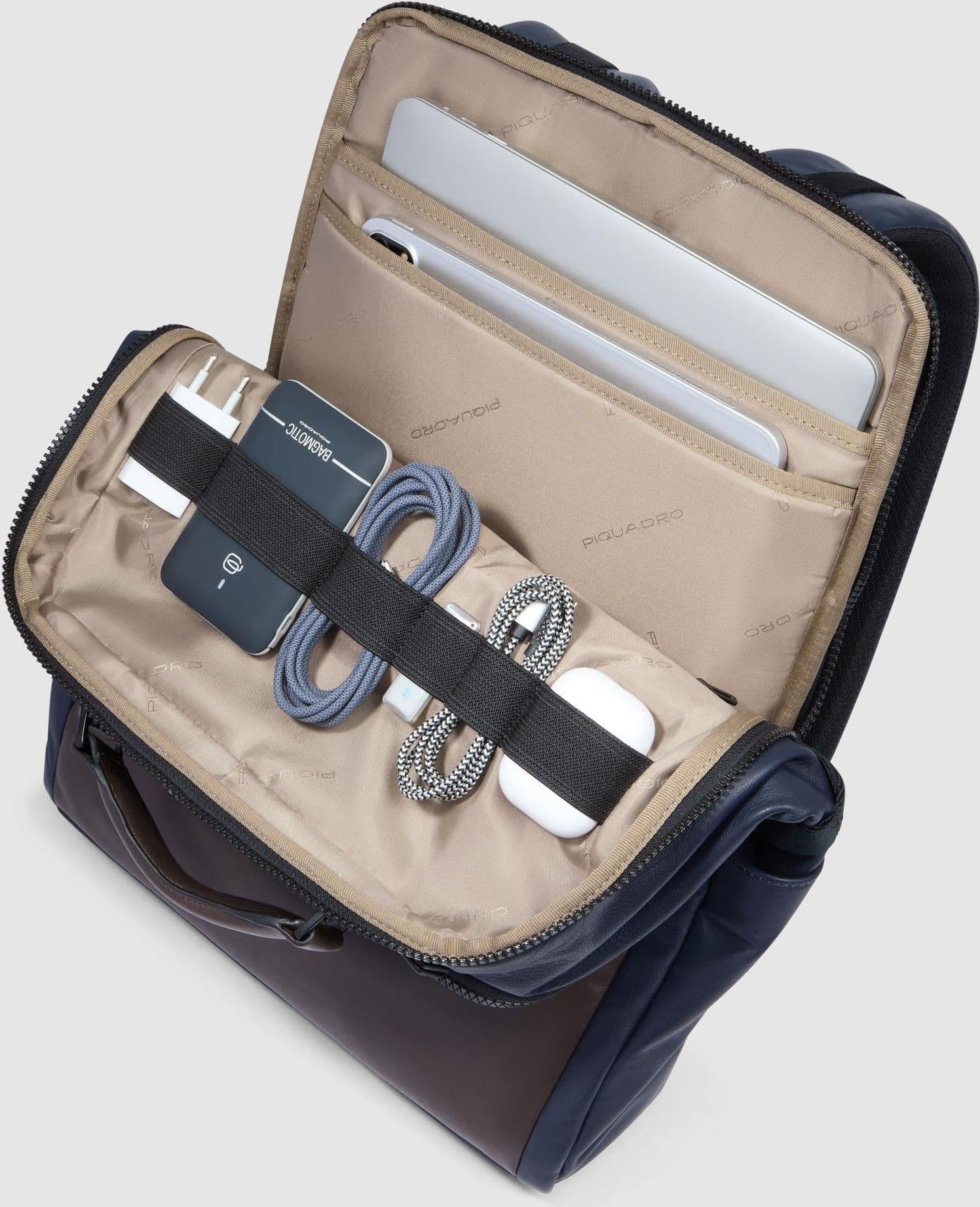 PIQUADRO Zaino porta PC e iPad Uomo piquadro CA4818AP-BLUTM Multicolore - 33