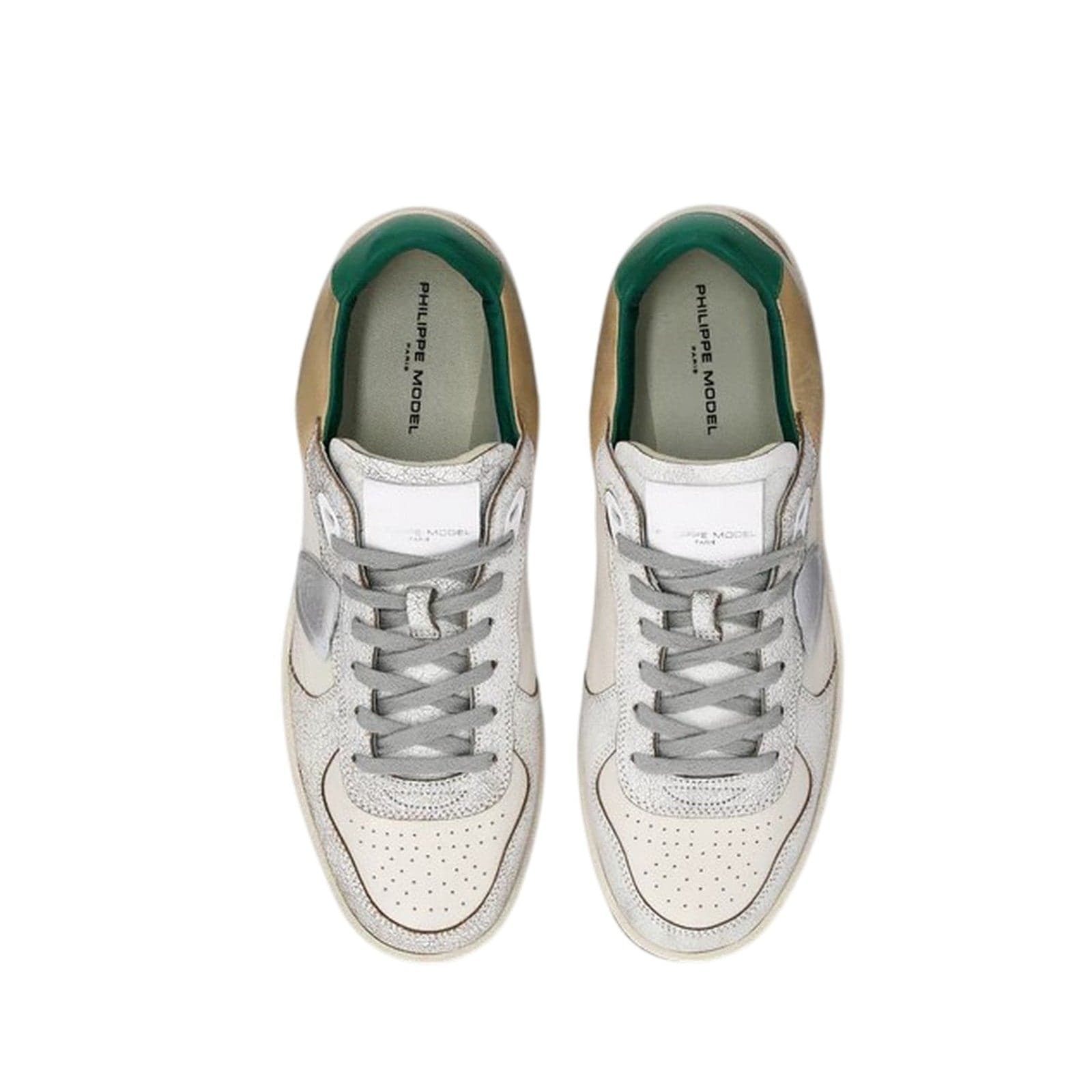 Philippe Model sneaker uomo philippe model - pgal low man - bianco - 3