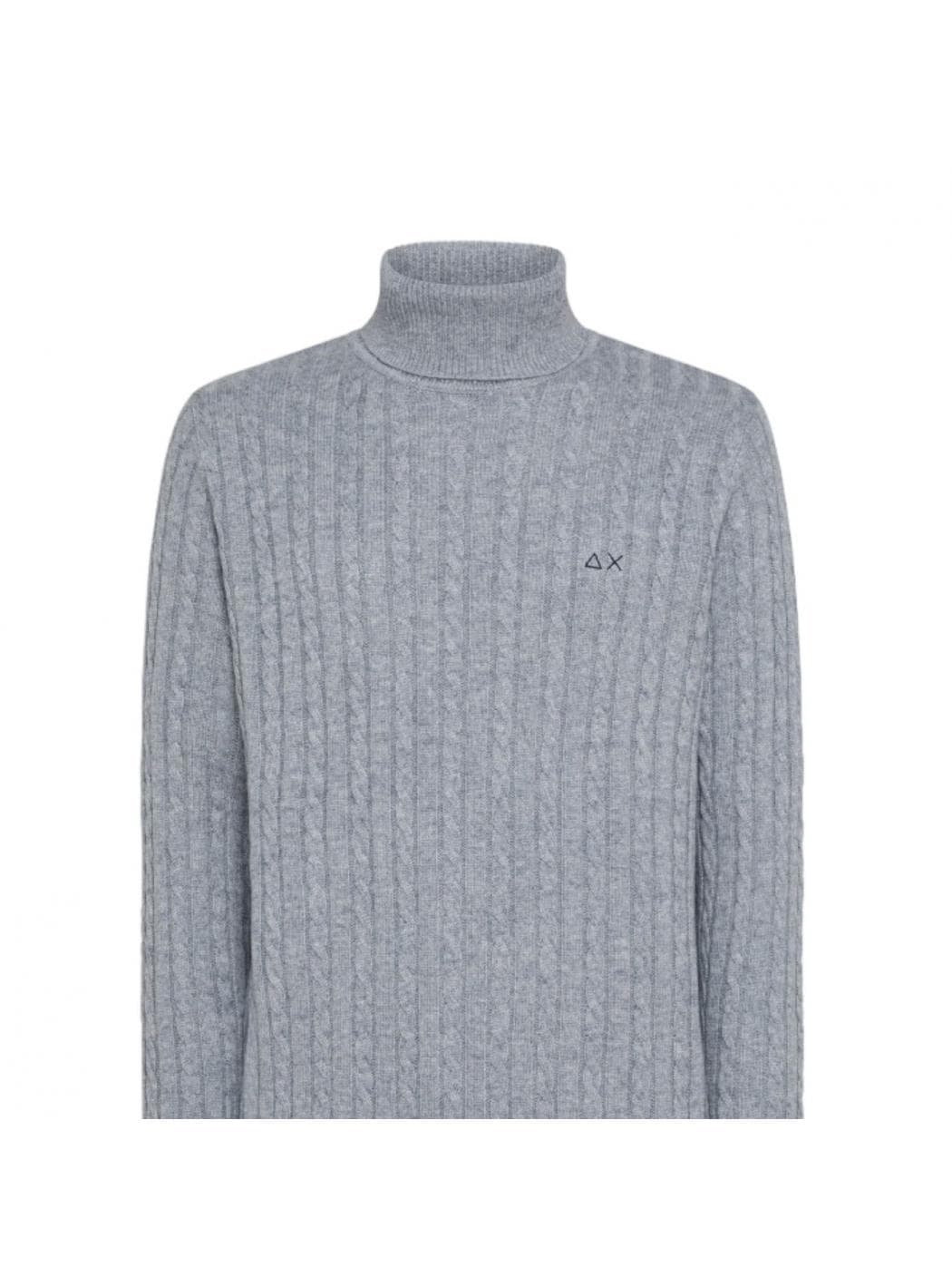 SUN68 Sun68 - Maglione Turtle Grigio K43140 - 2