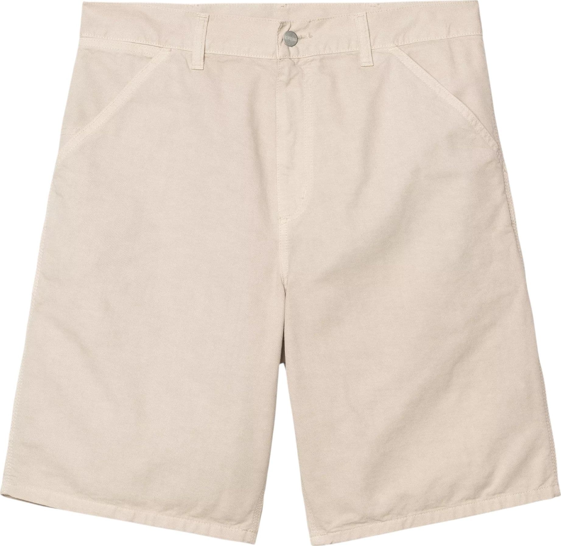 CARHARTT WIP carhartt wip single knee short - fleur de sel garment dyed - 2