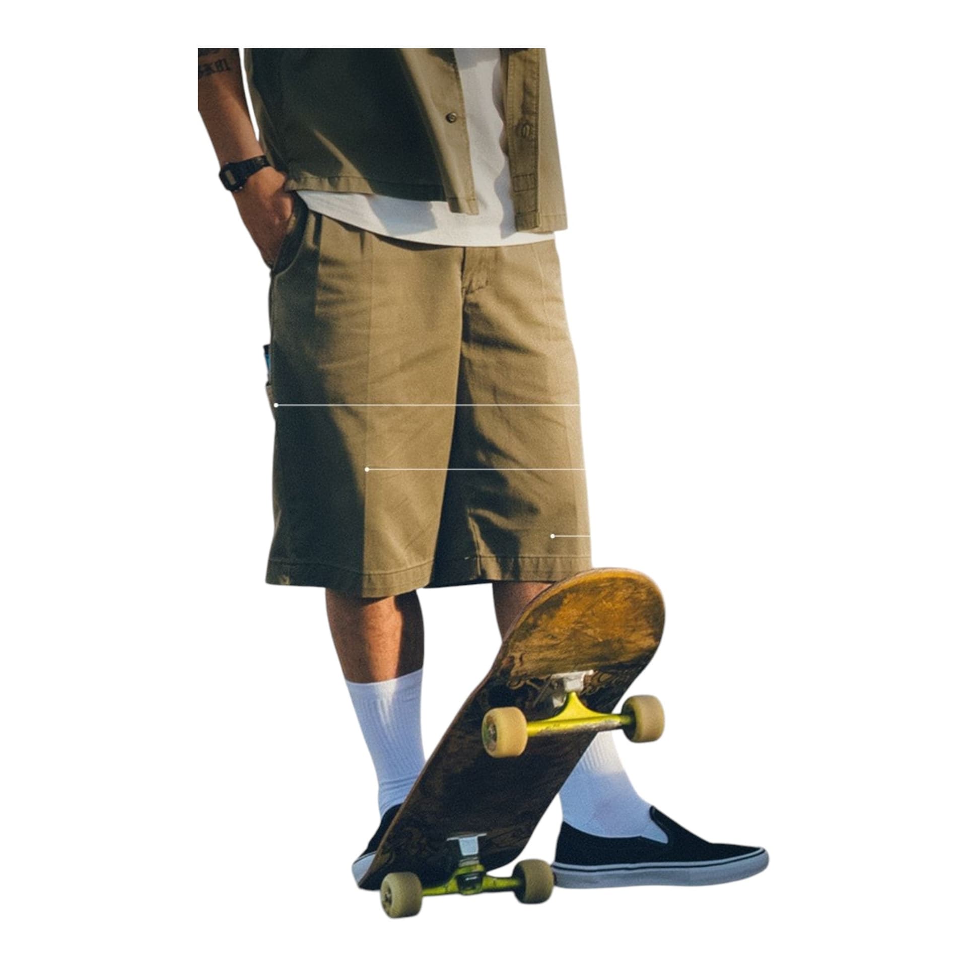DICKIES jorts dickies unionville 13 in work short - military green - 3