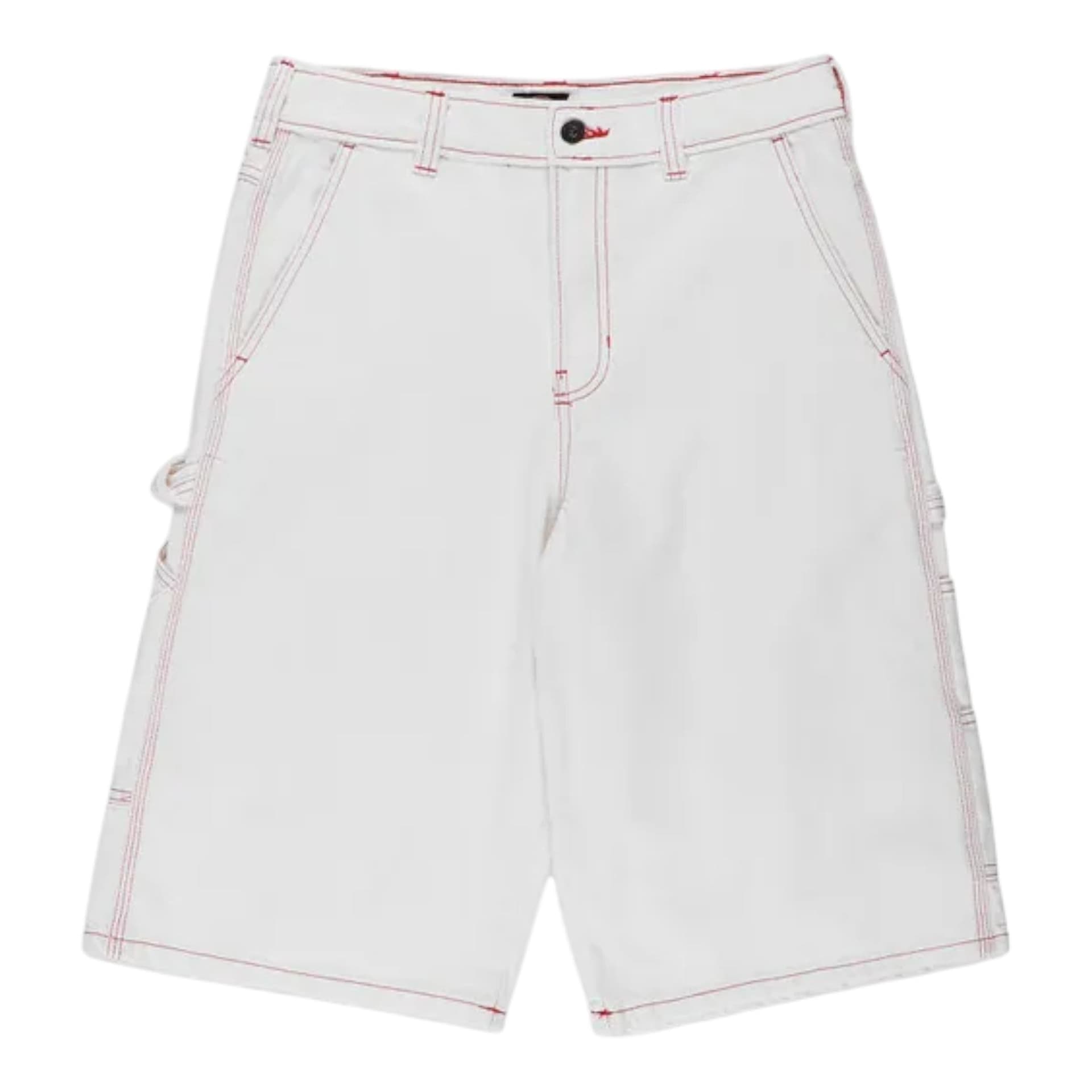 DICKIES pantaloncini dickies loose denim painter short - egret - 8