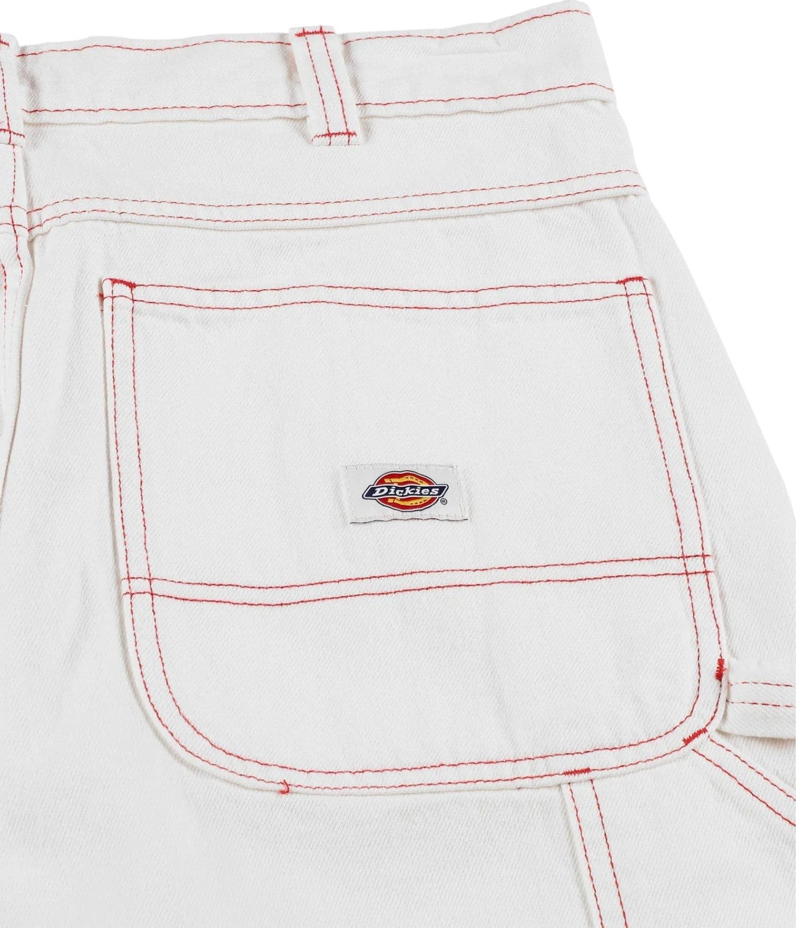 DICKIES pantaloncini dickies loose denim painter short - egret - 3