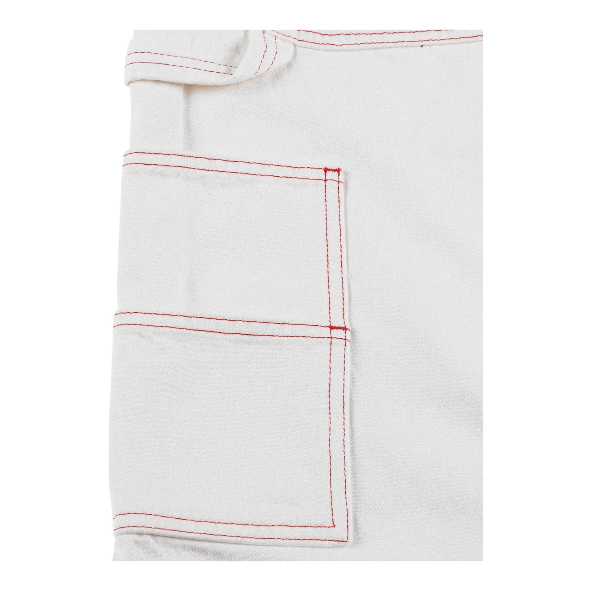 DICKIES pantaloncini dickies loose denim painter short - egret - 4