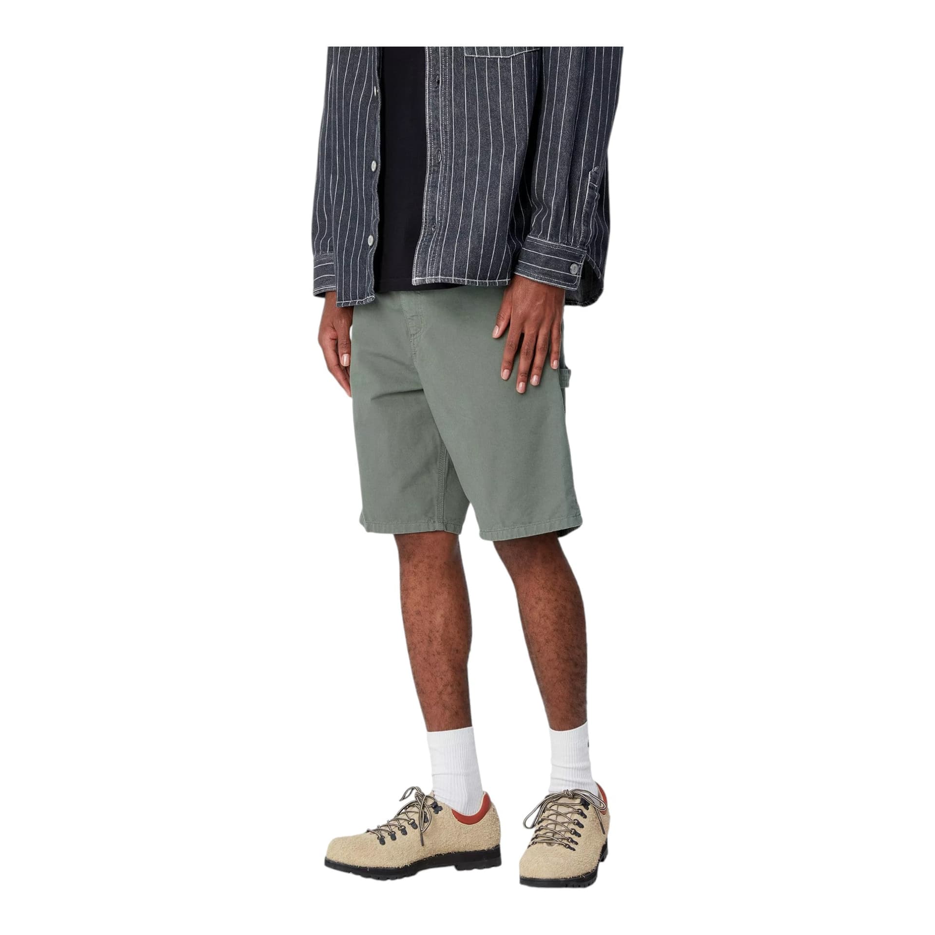 CARHARTT WIP carhartt wip single knee short - park garment dyed - 4