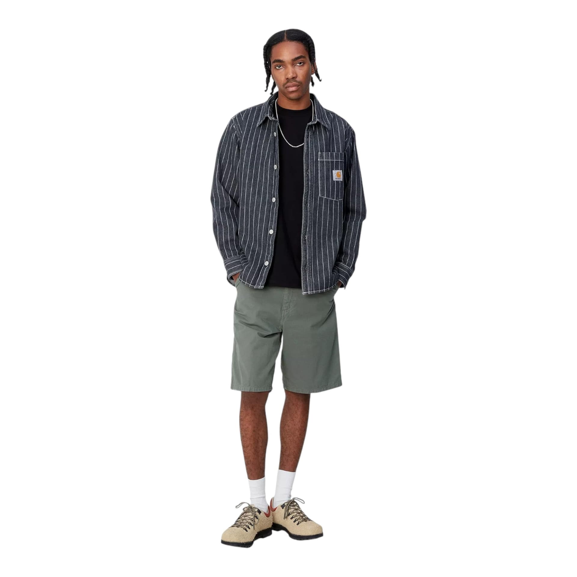 CARHARTT WIP carhartt wip single knee short - park garment dyed - 5