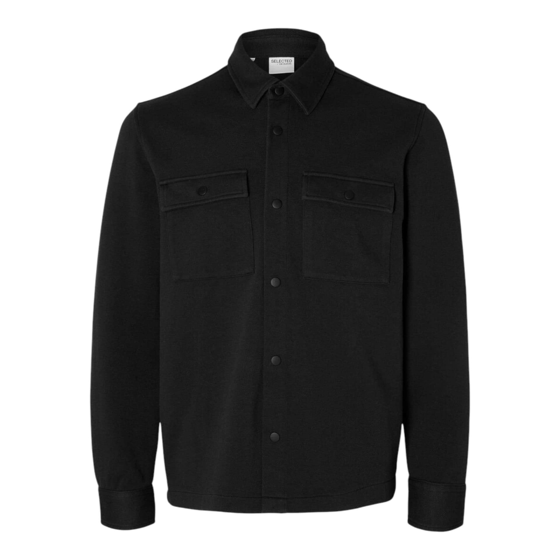 SELECTED HOMME selected homme jackie sweat jacket - black - 7