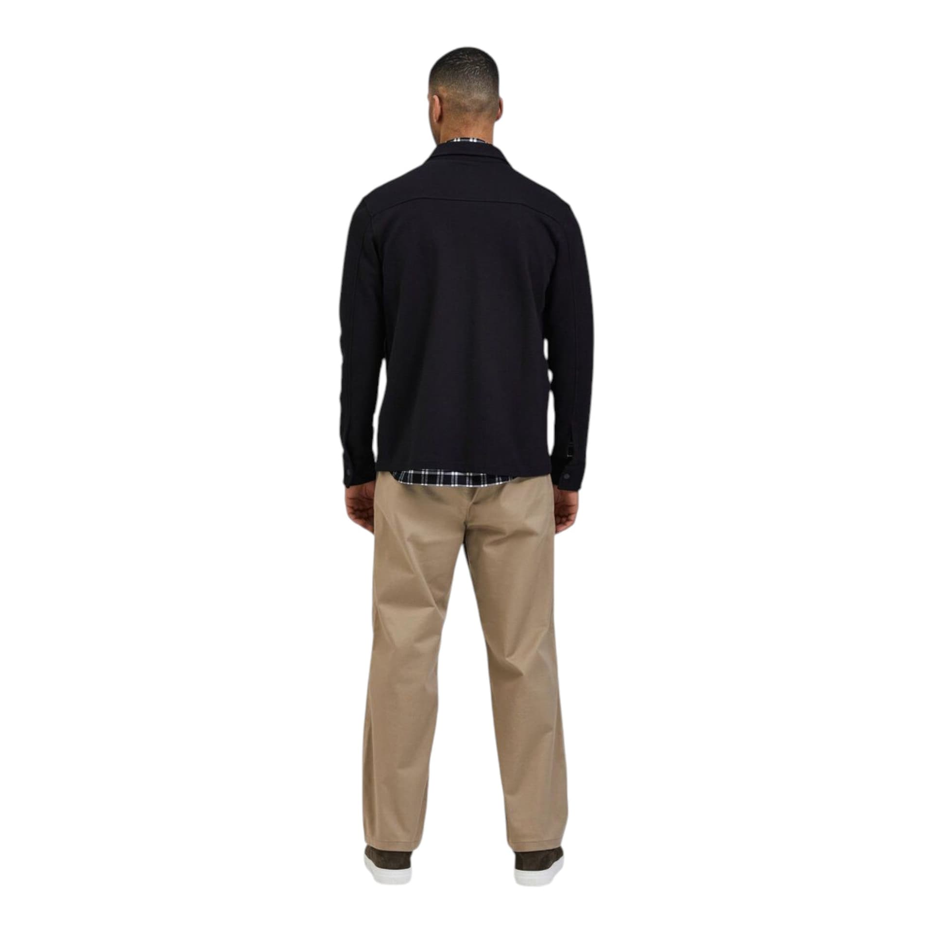 SELECTED HOMME selected homme jackie sweat jacket - black - 3
