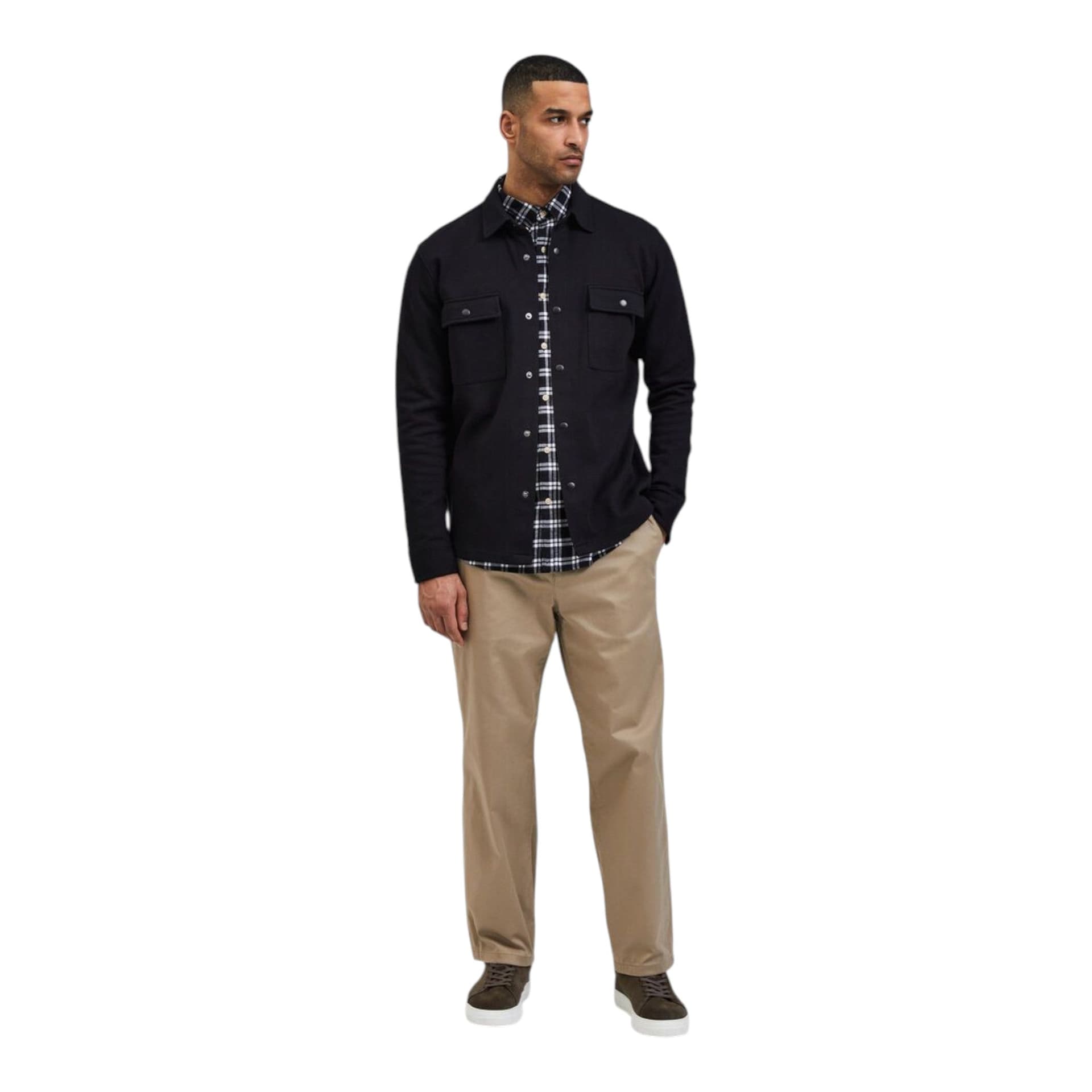 SELECTED HOMME selected homme jackie sweat jacket - black - 4