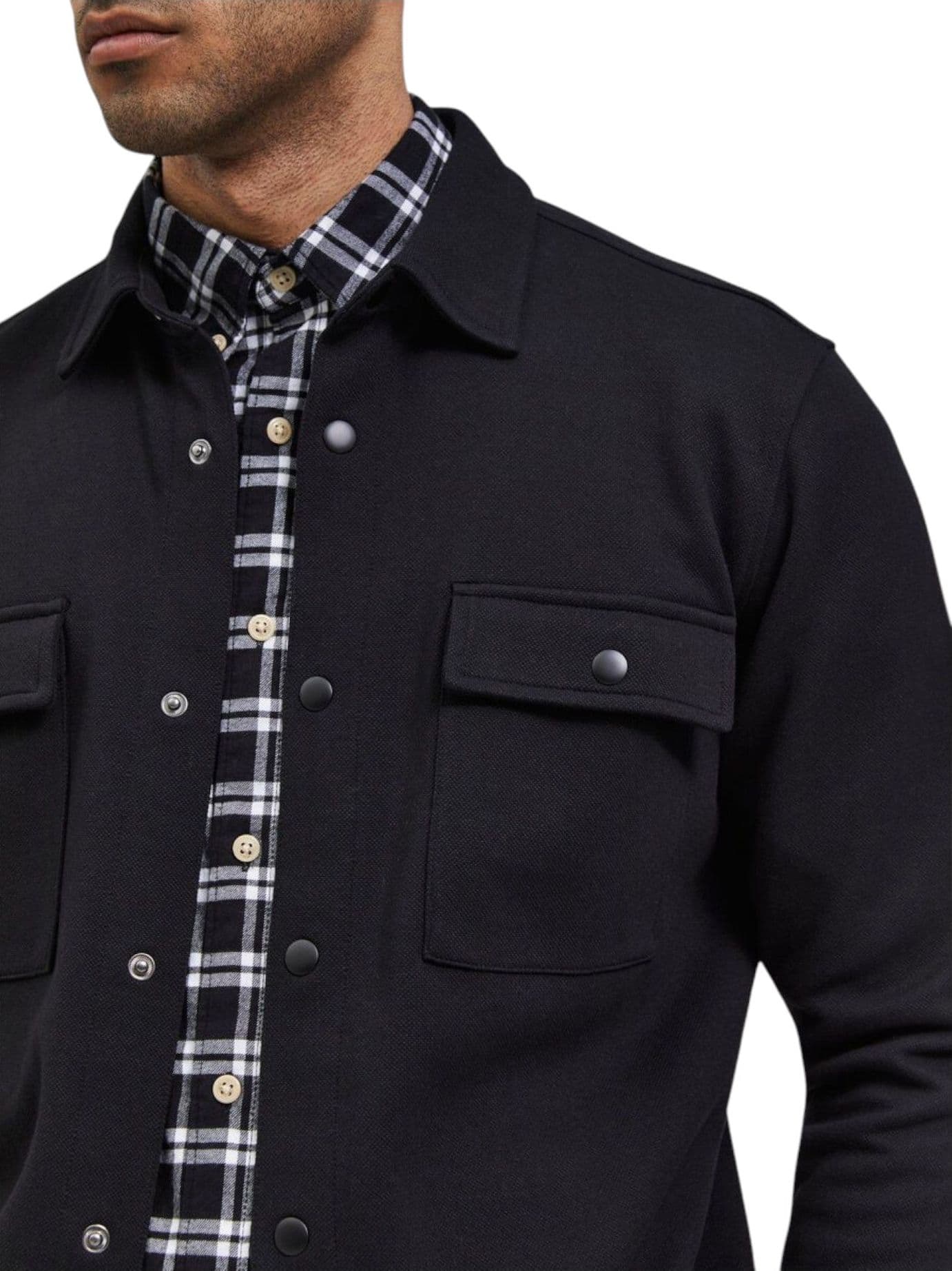 SELECTED HOMME selected homme jackie sweat jacket - black - 5