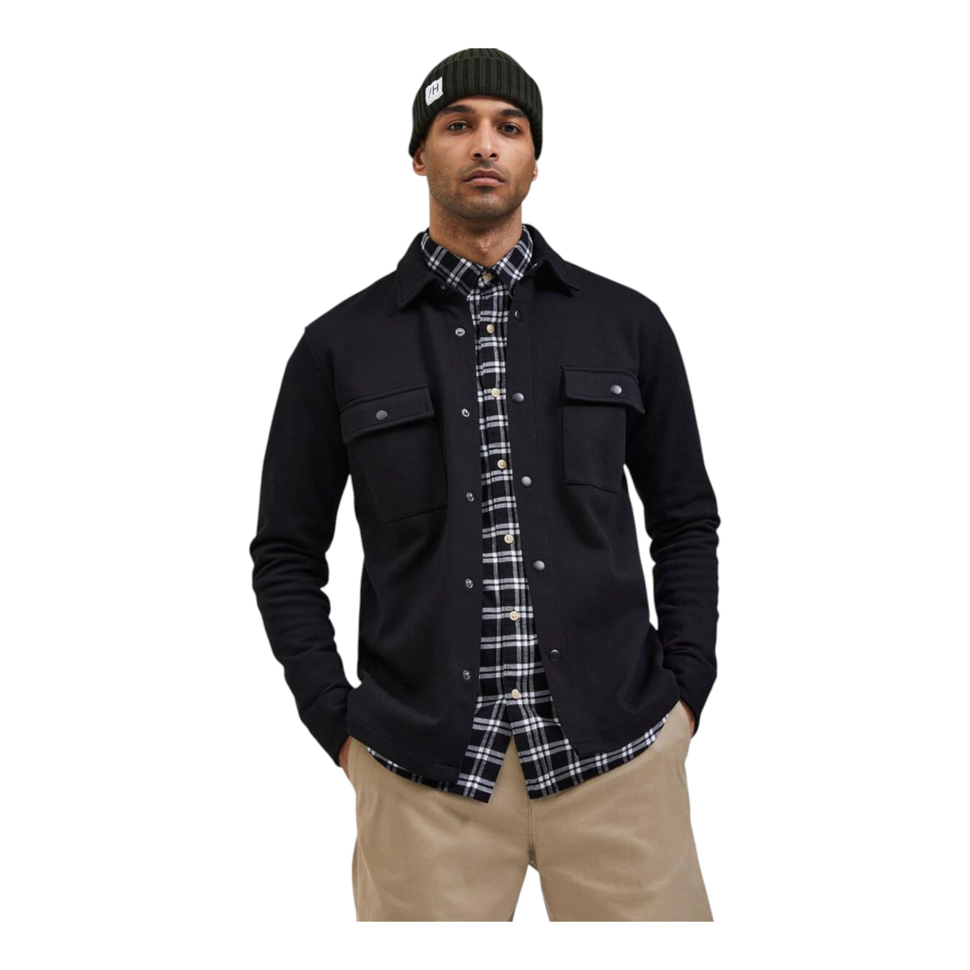 SELECTED HOMME selected homme jackie sweat jacket - black - 6