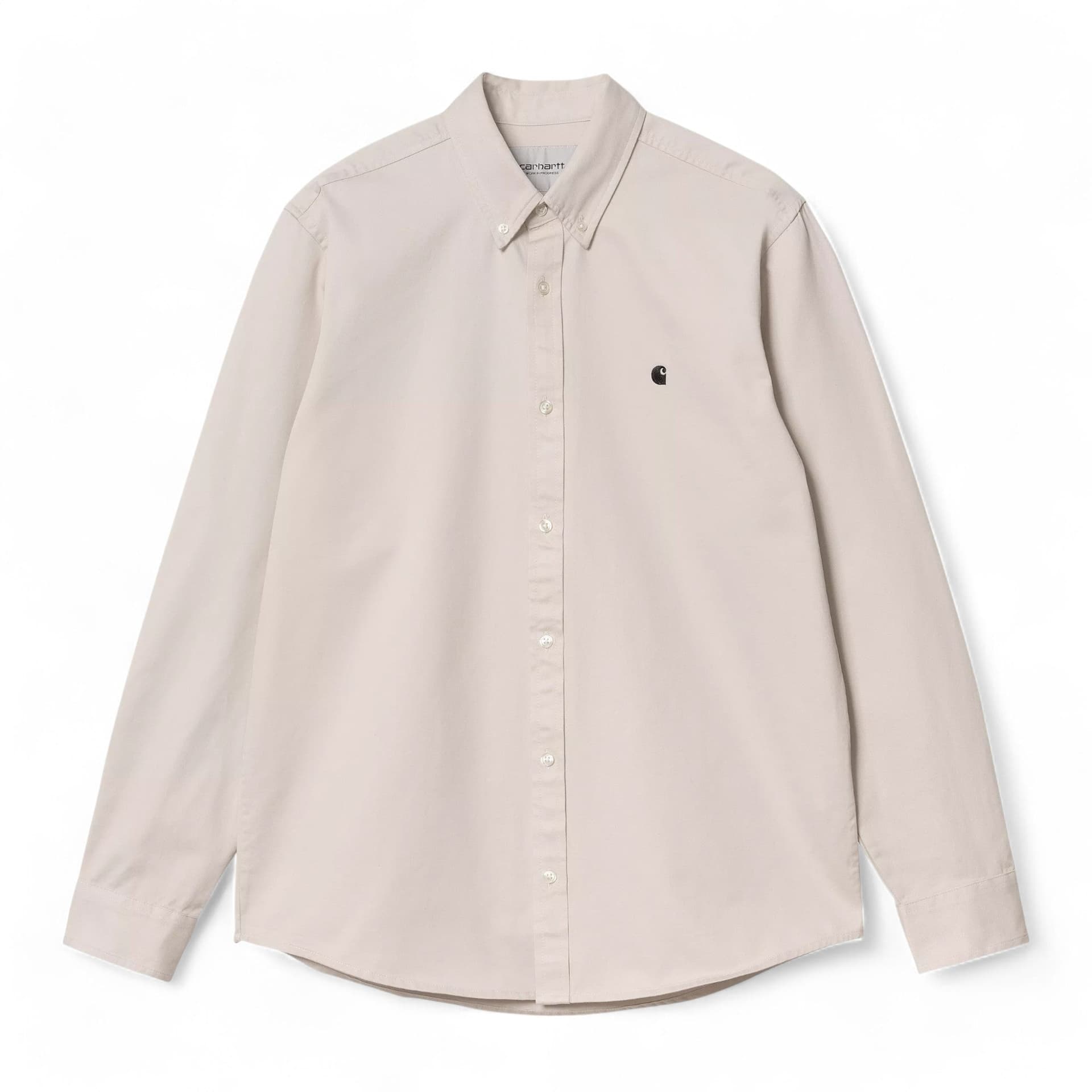 CARHARTT WIP carhartt wip l/s madison shirt- moonbeam / black - 6