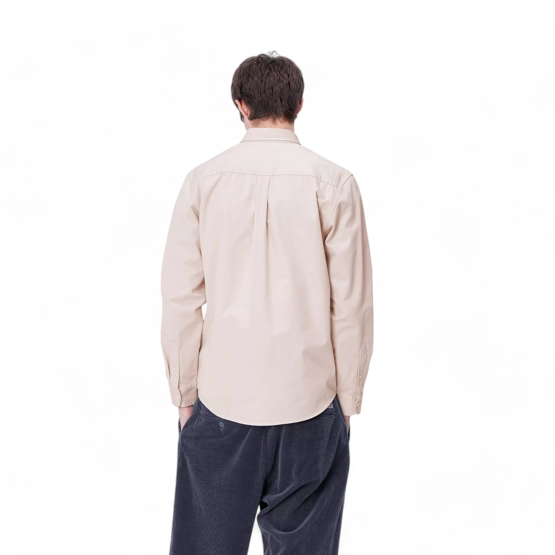 CARHARTT WIP carhartt wip l/s madison shirt- moonbeam / black - 4
