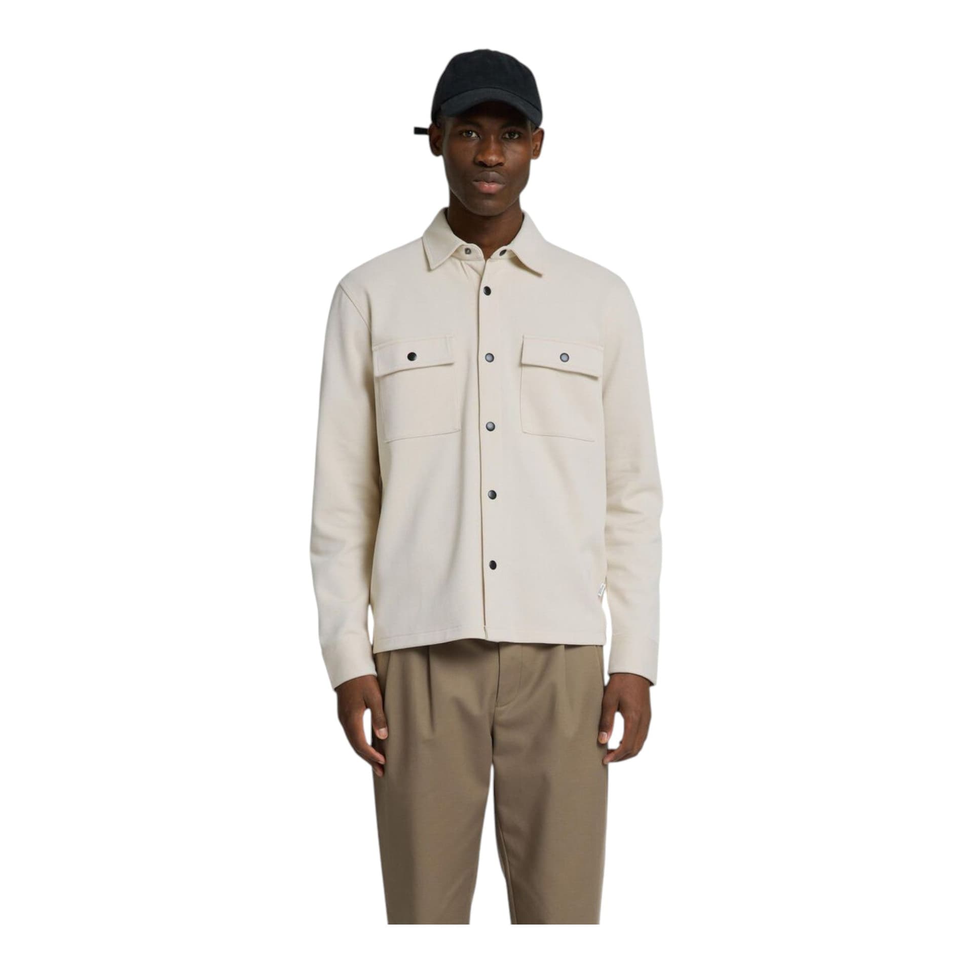 FRANCIS CONCEPT selected homme jackie sweat jacket - oatmeal - 2
