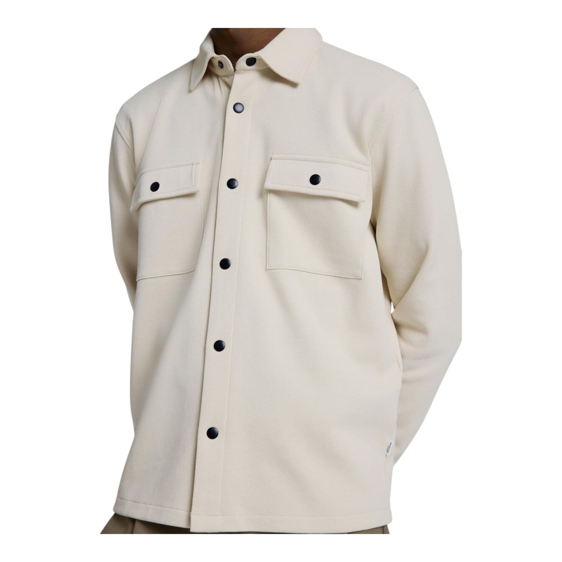 FRANCIS CONCEPT selected homme jackie sweat jacket - oatmeal - 5