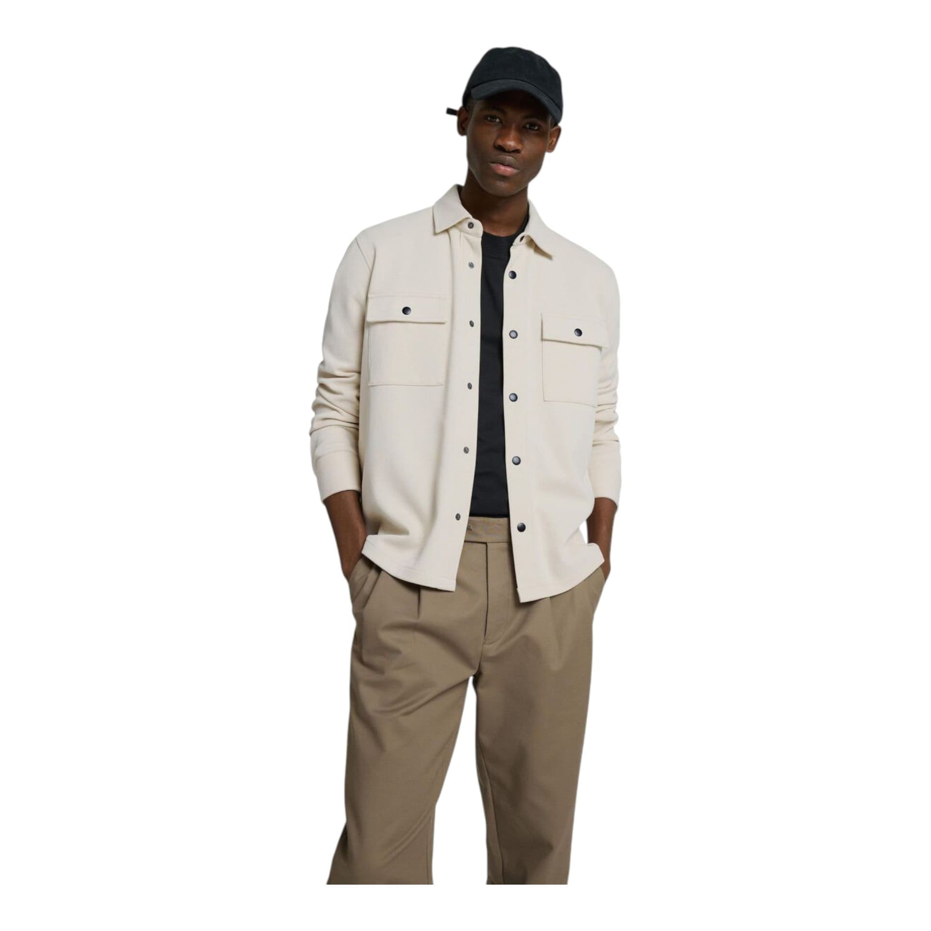 FRANCIS CONCEPT selected homme jackie sweat jacket - oatmeal - 6