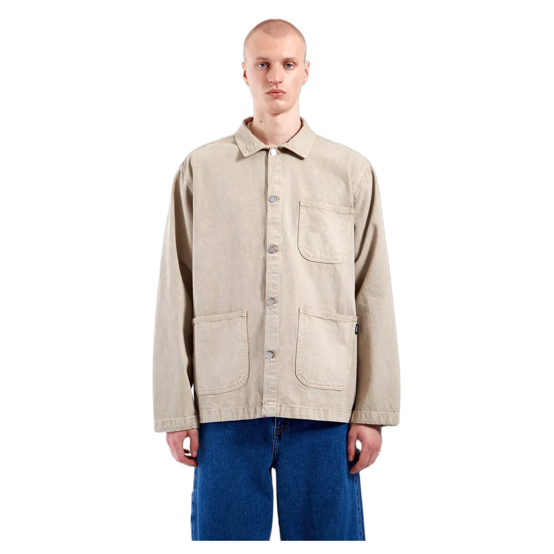 DRDENIM giacca dr denim devon worker jacket - greige - 6