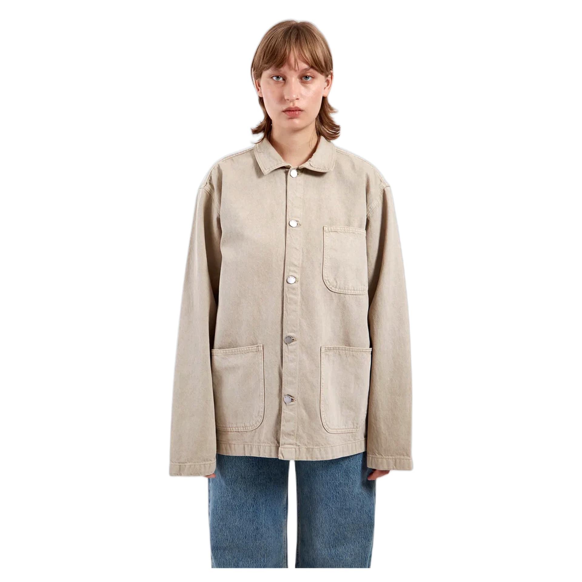 DRDENIM giacca dr denim devon worker jacket - greige - 2