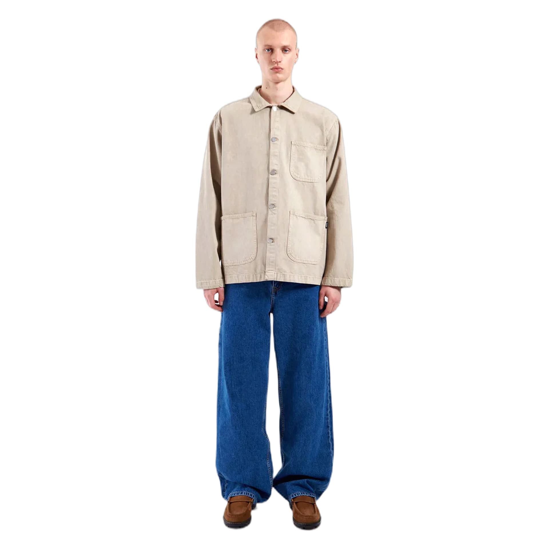 DRDENIM giacca dr denim devon worker jacket - greige - 4