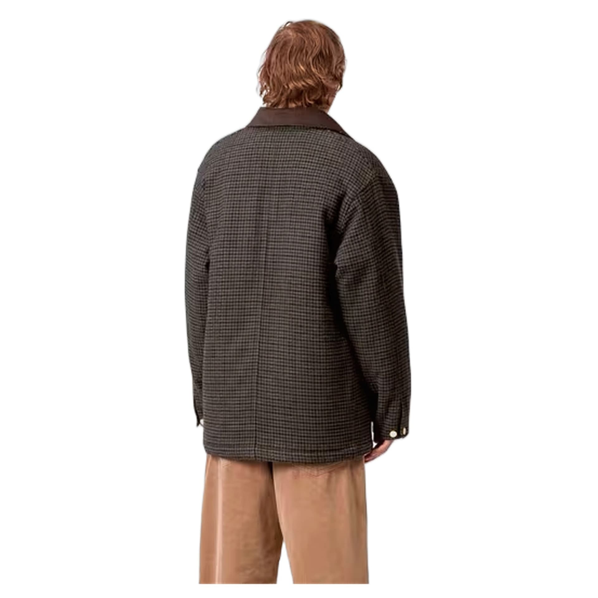 CARHARTT WIP giacca carhartt wip lowis chore coat - lowis houndstooth - 6