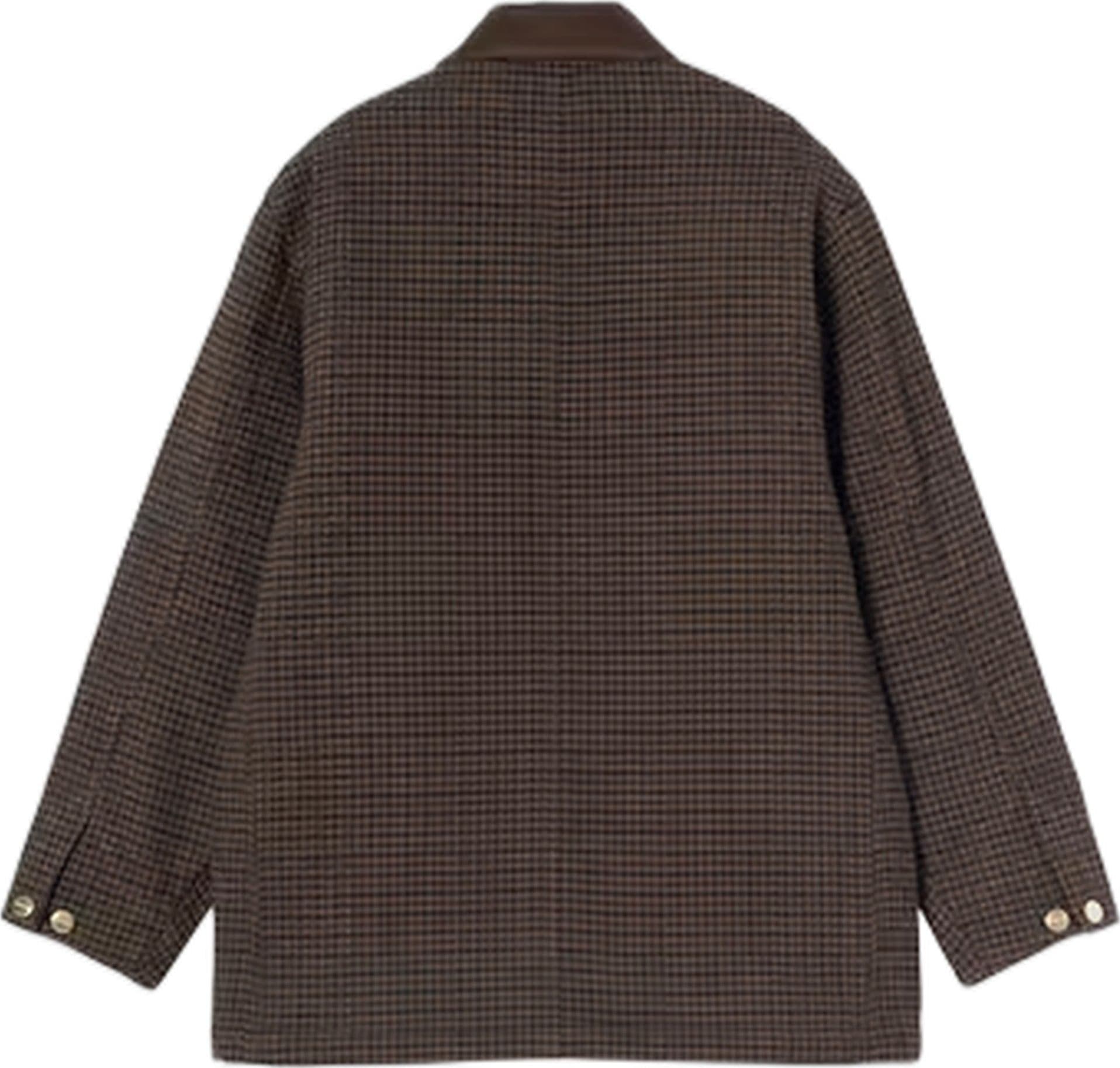 CARHARTT WIP giacca carhartt wip lowis chore coat - lowis houndstooth - 7