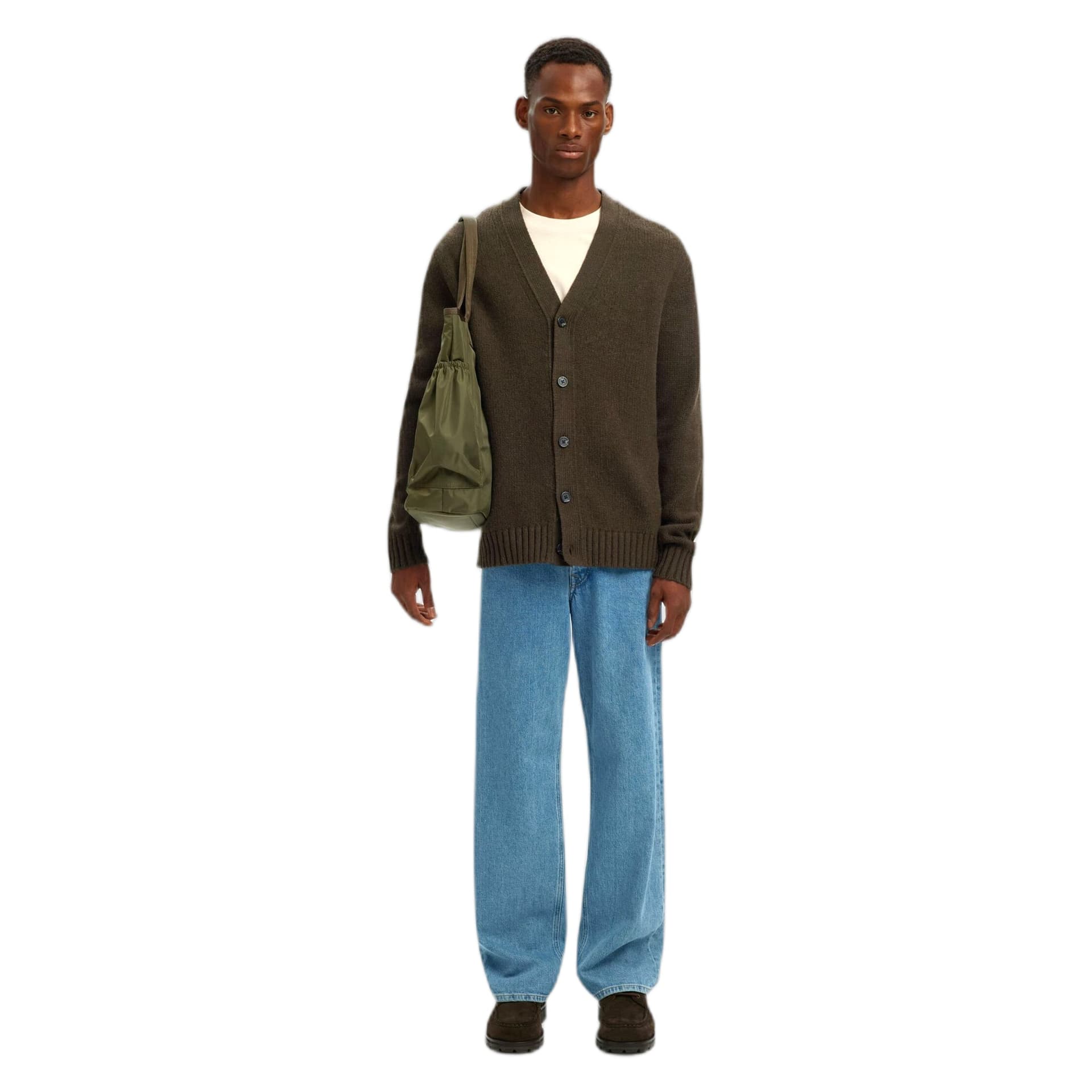 SELECTED HOMME cardigan selected homme ls cody knit relaxed cardigan - demitasse - 2