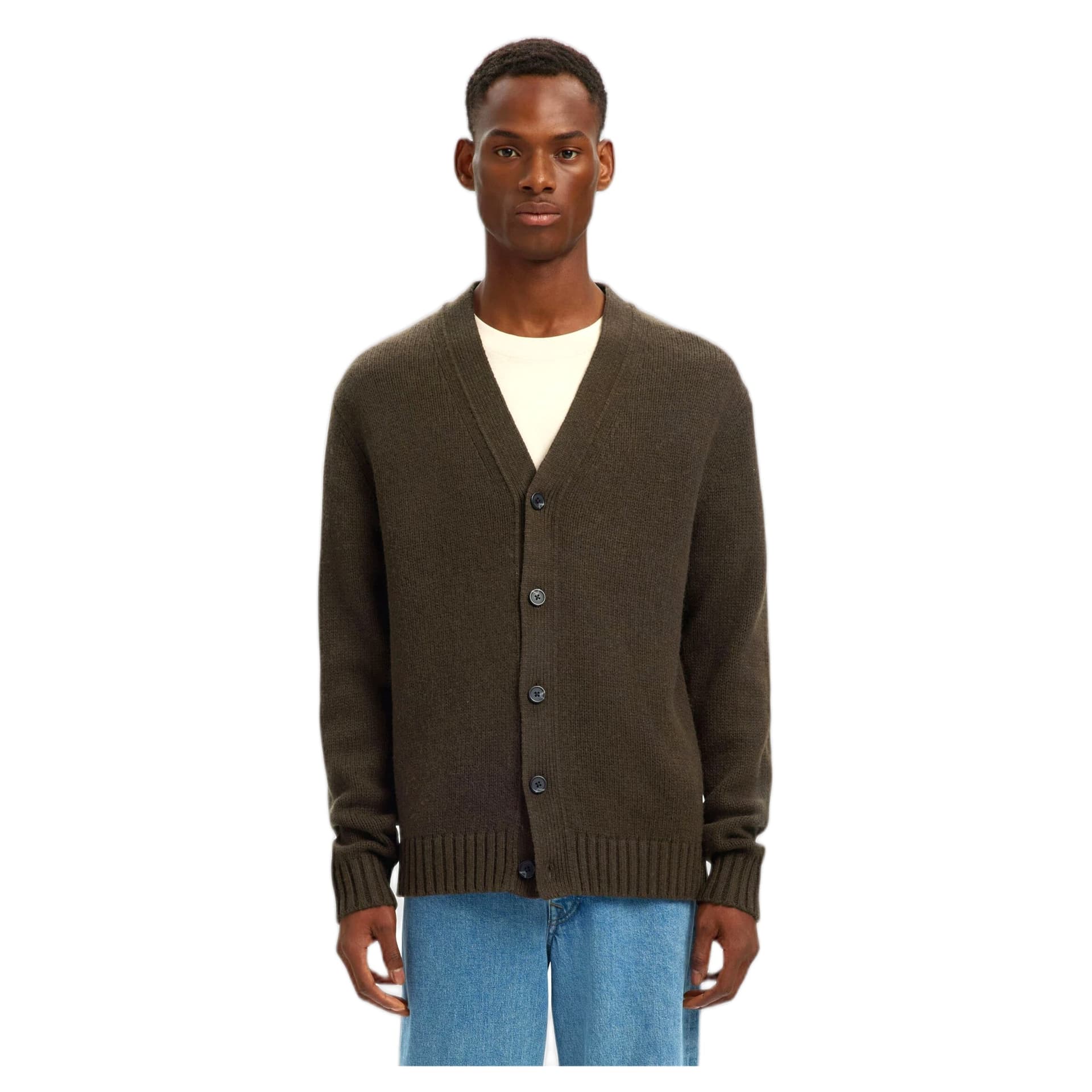 SELECTED HOMME cardigan selected homme ls cody knit relaxed cardigan - demitasse - 5