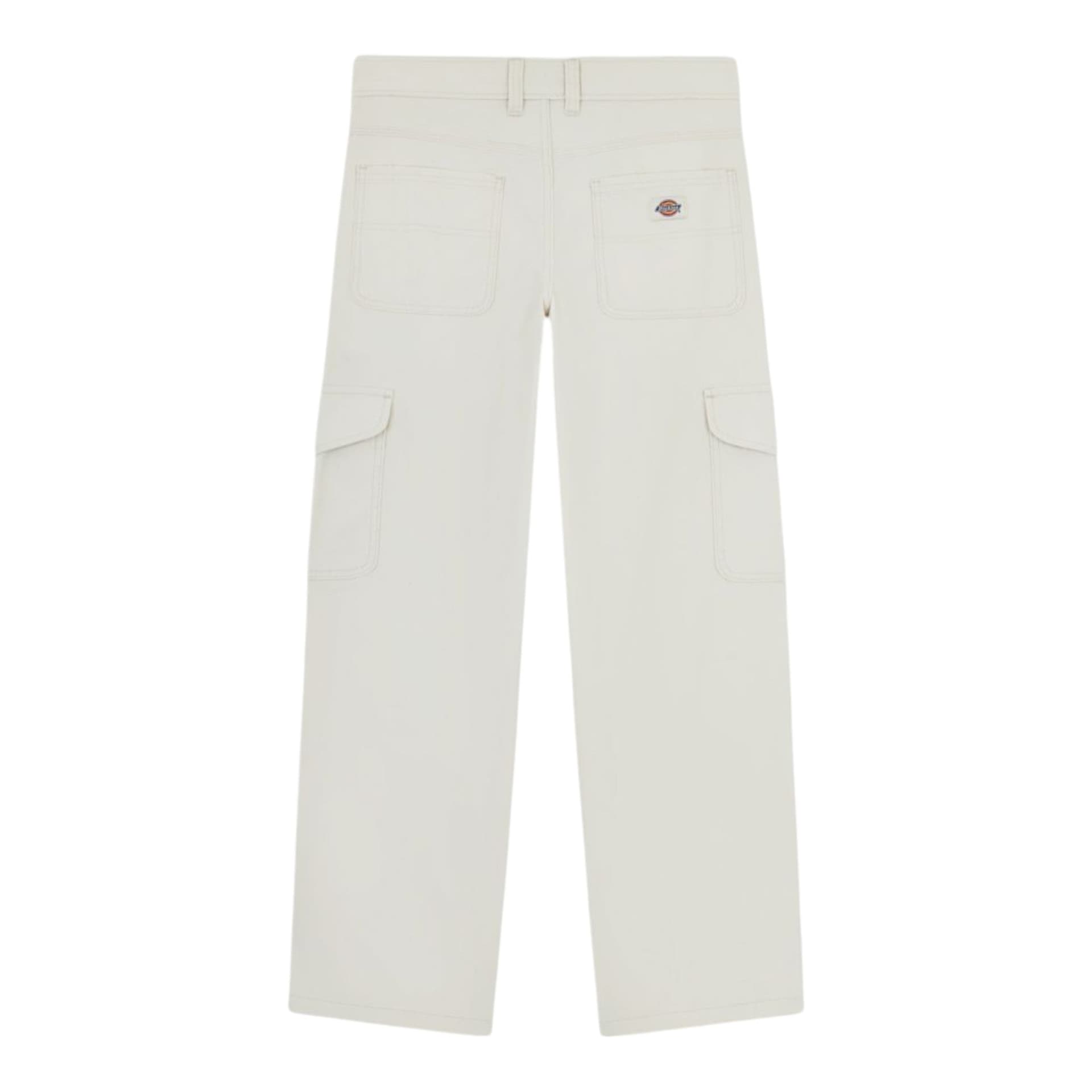 DICKIES pantalone donna dickies cargo duck canvas - white - 2