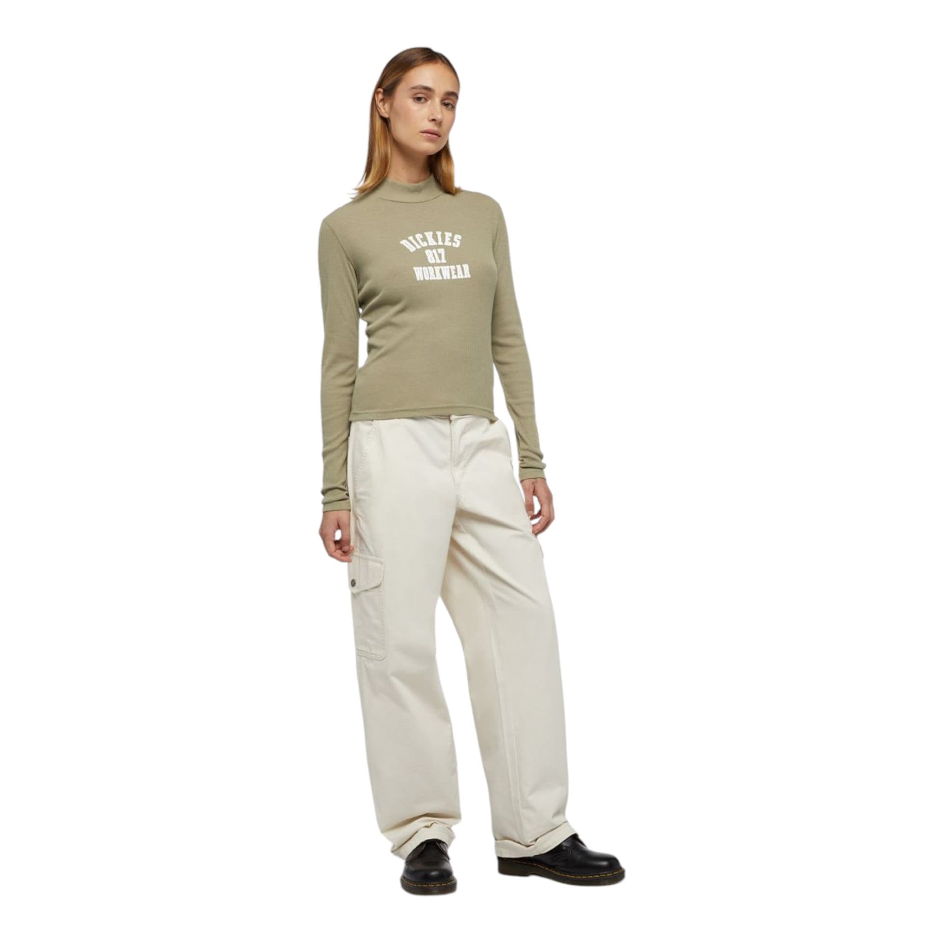DICKIES pantalone donna dickies cargo duck canvas - white - 5
