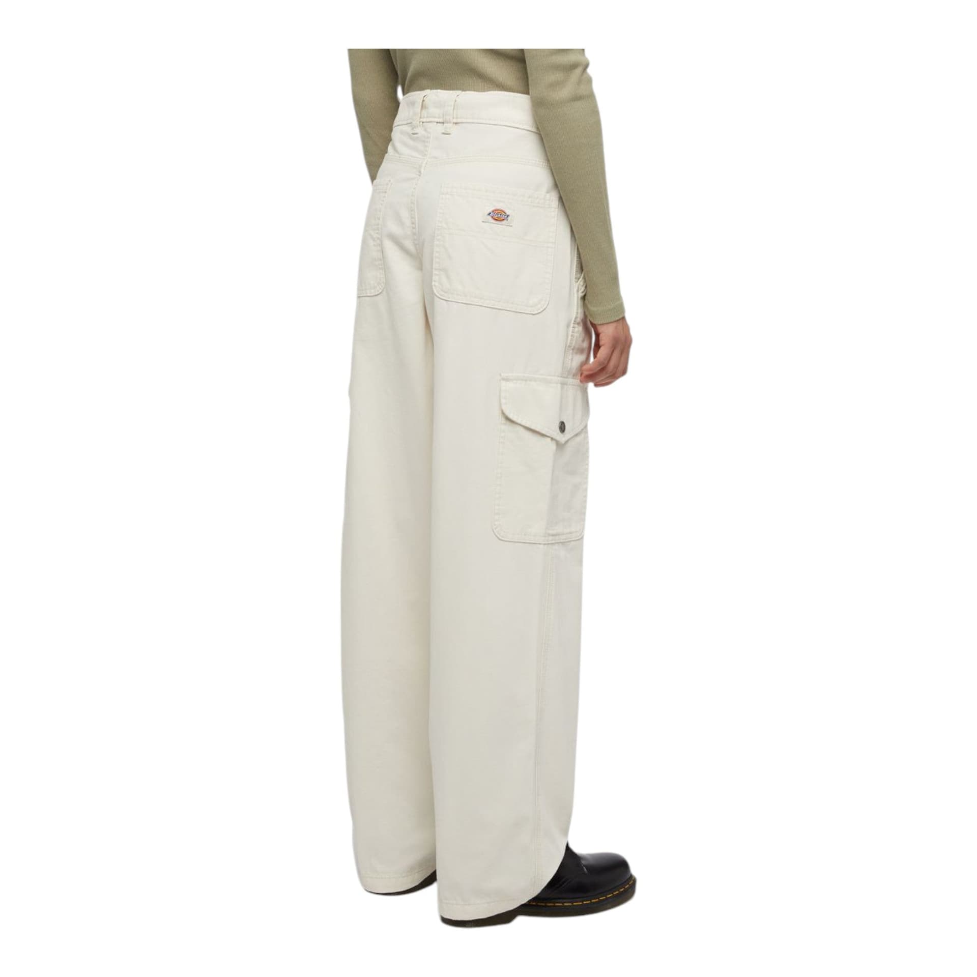 DICKIES pantalone donna dickies cargo duck canvas - white - 6