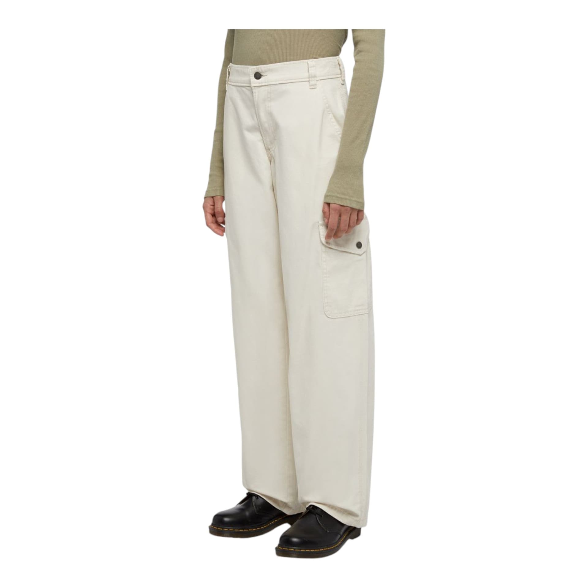 DICKIES pantalone donna dickies cargo duck canvas - white - 7