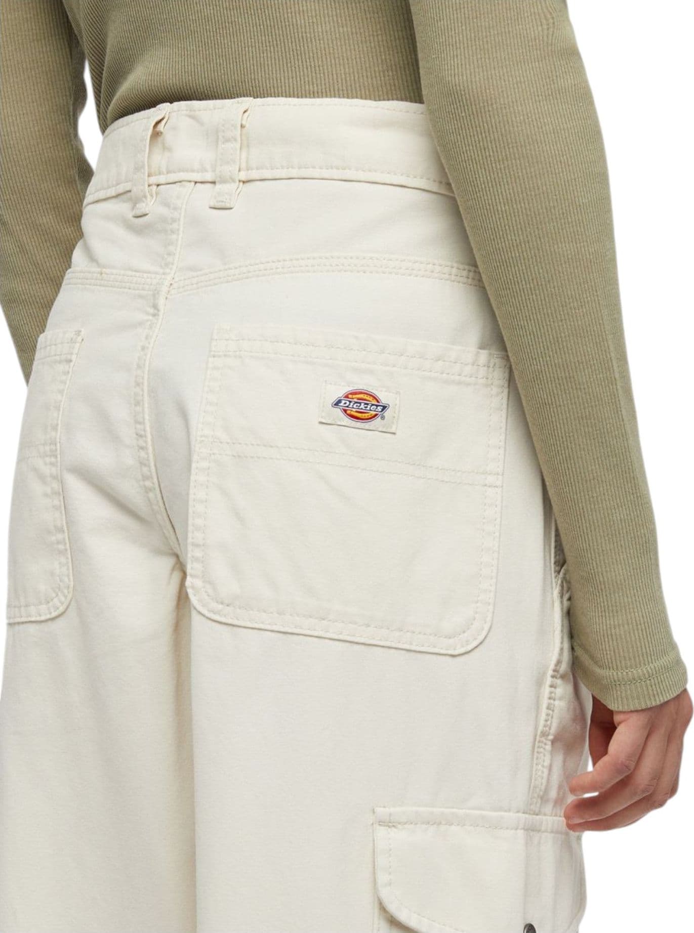DICKIES pantalone donna dickies cargo duck canvas - white - 9